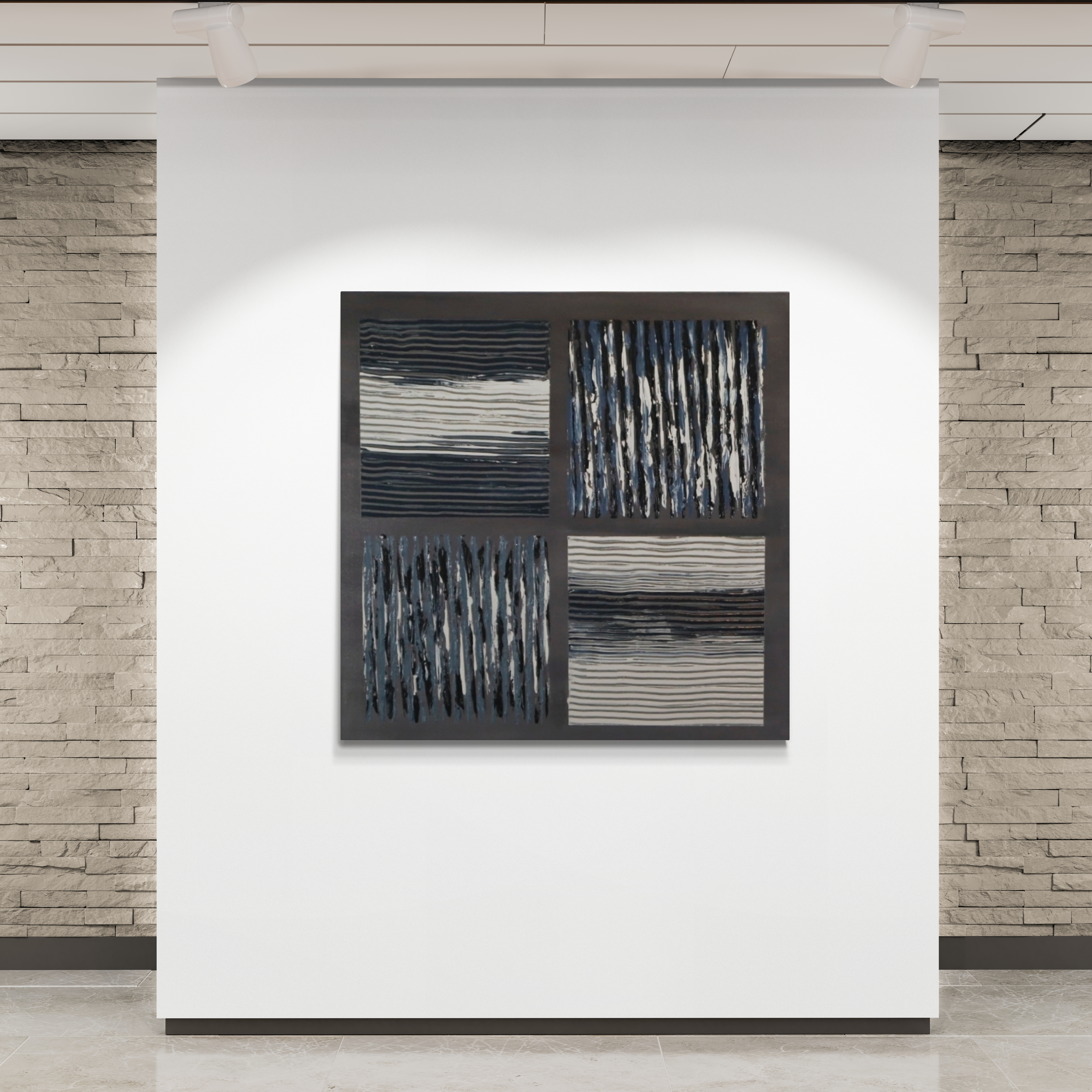 Patchwork Abstract Wall Art