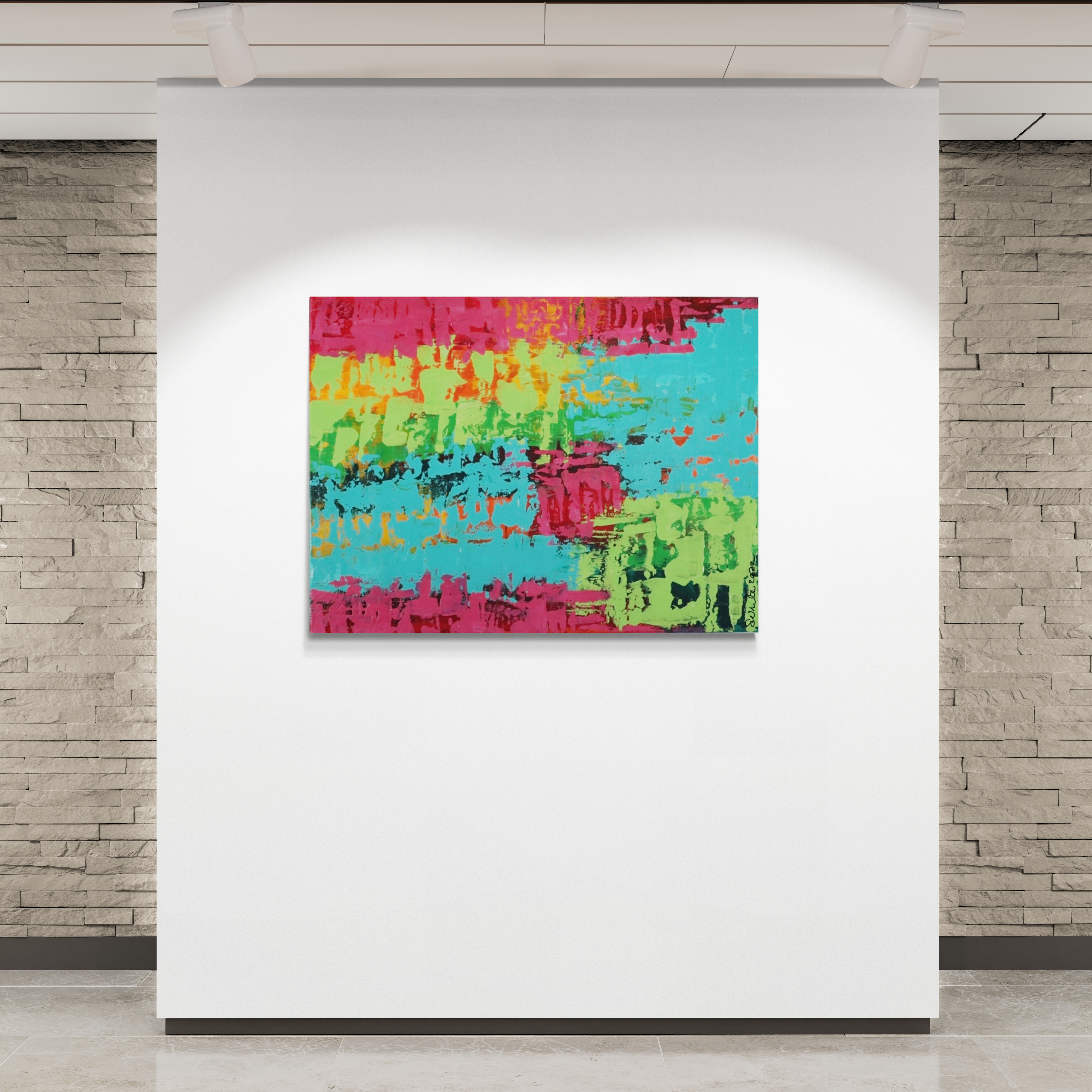 Meander Abstract Wall Art