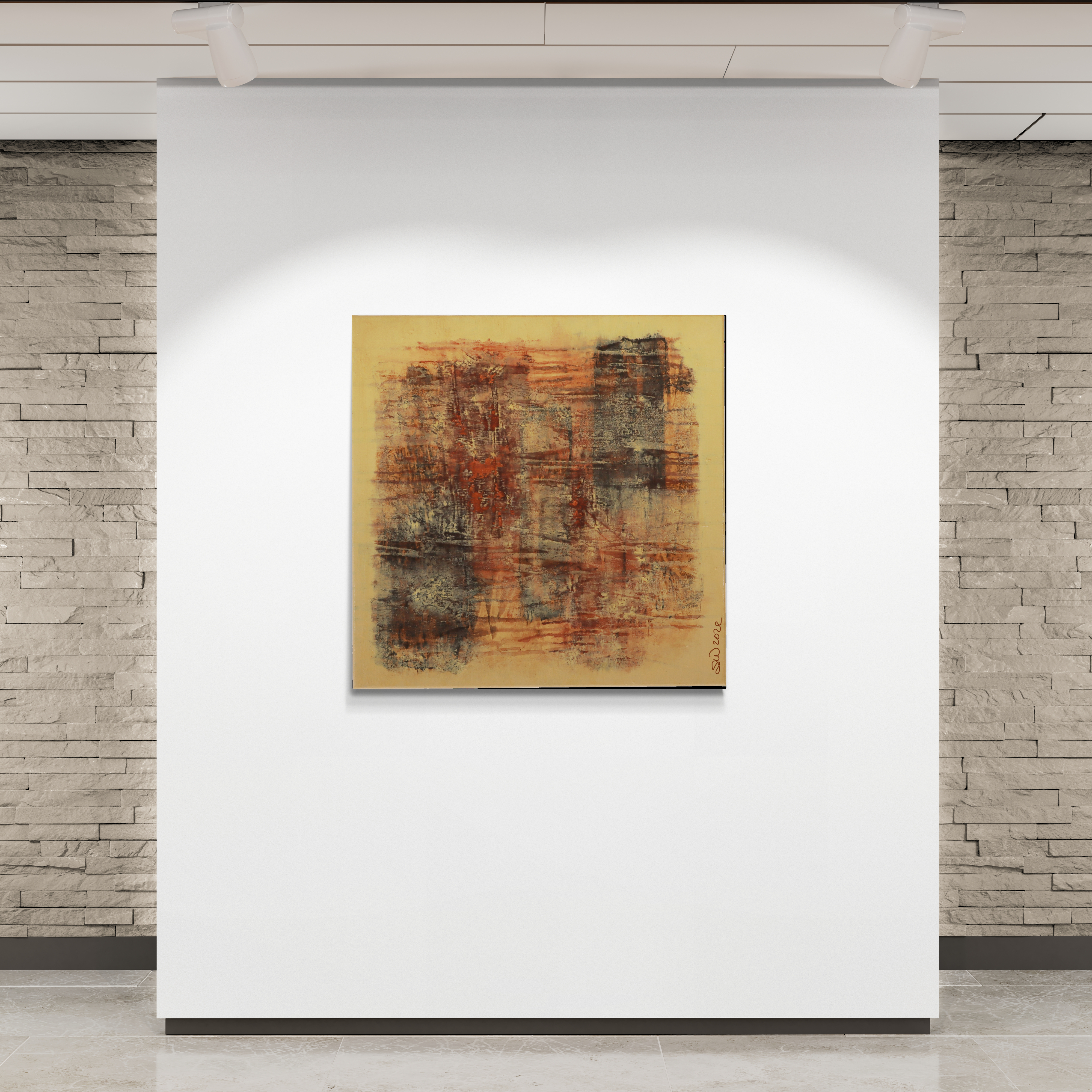 Faded background Abstract Wall Art