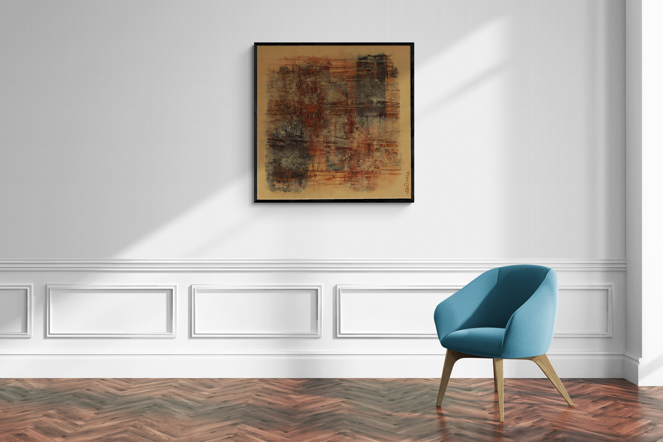 Faded background Abstract Wall Art