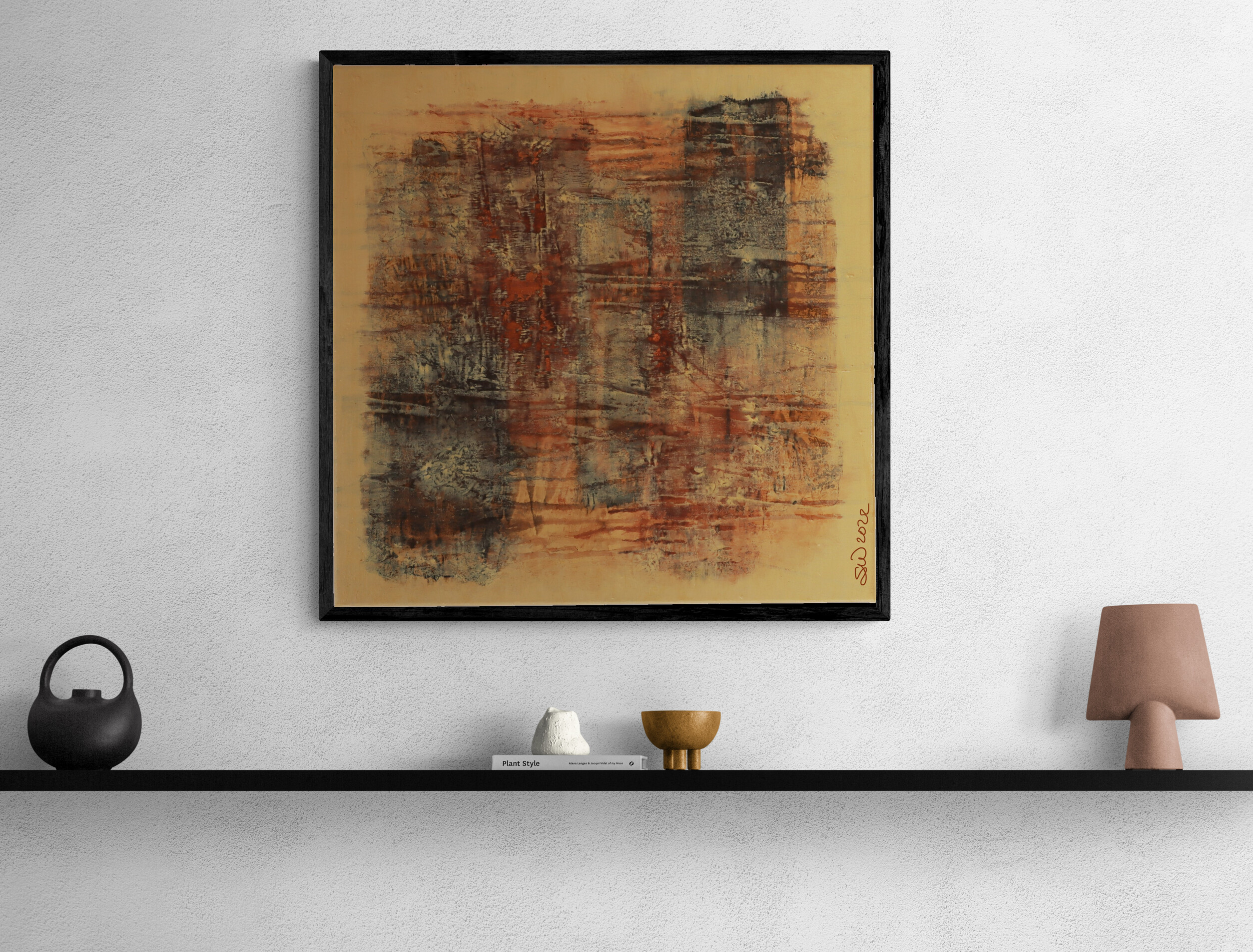 Faded background Abstract Wall Art
