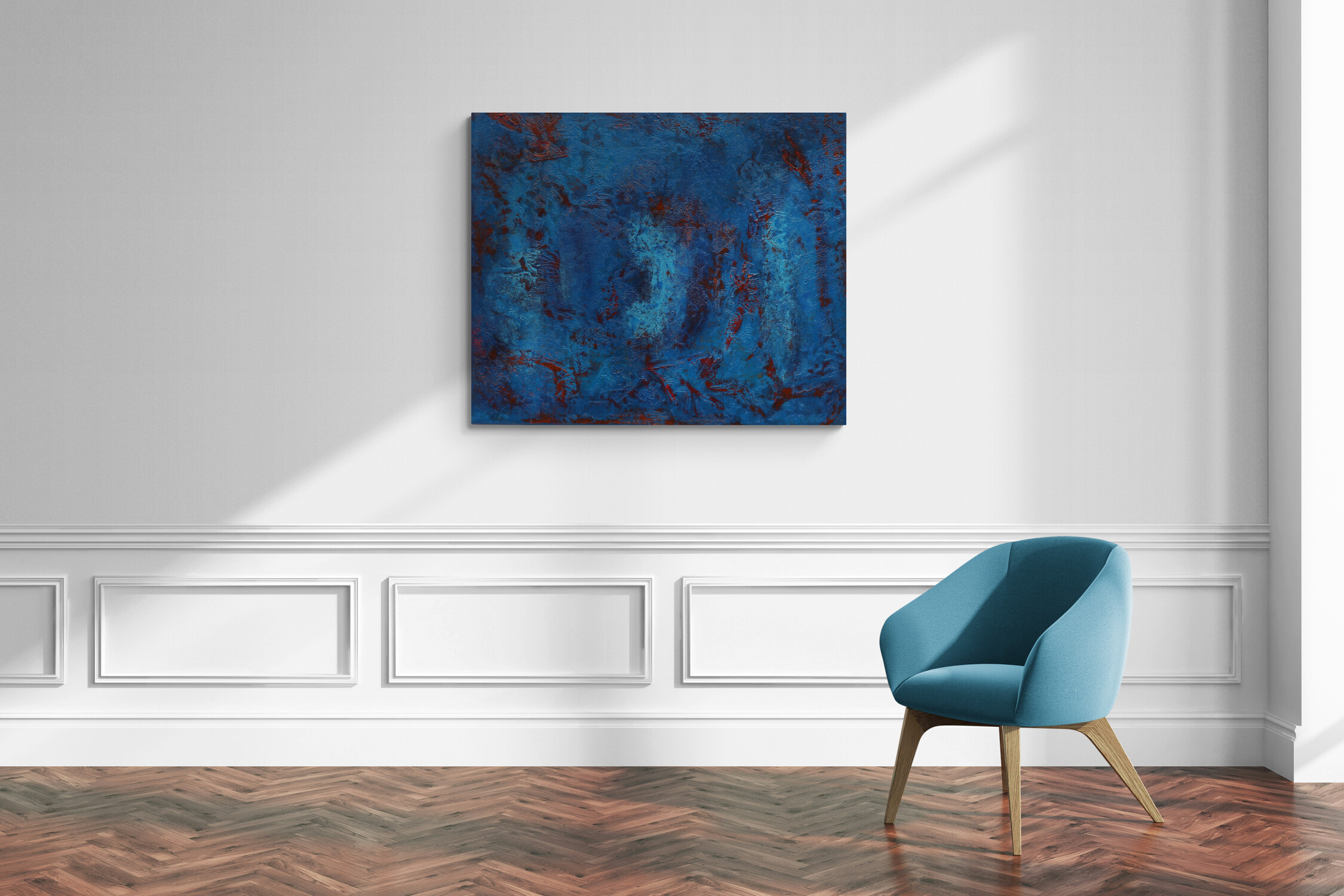 Over the sea Abstract Painting