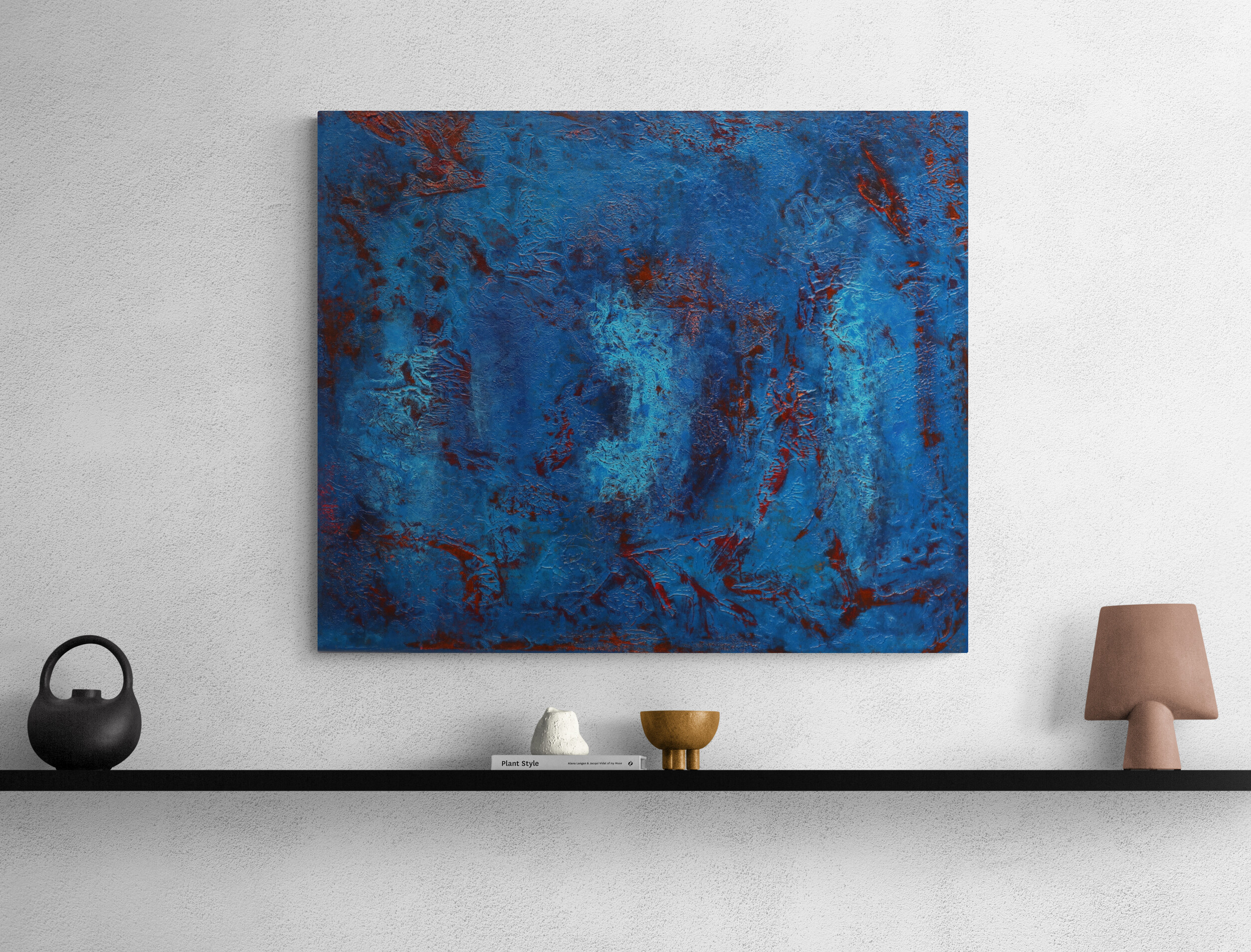 Over the sea Abstract Painting