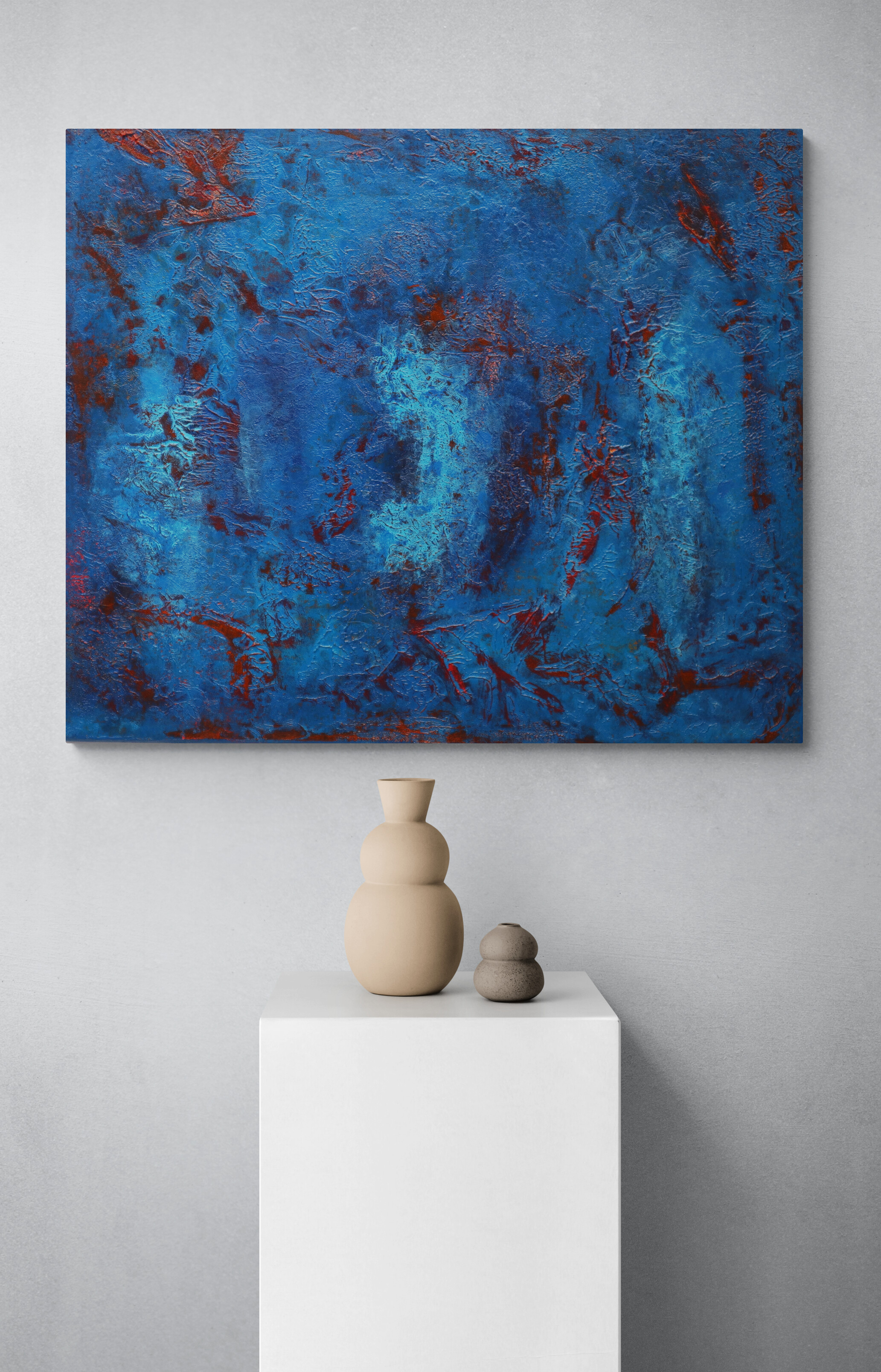 Over the sea Abstract Painting