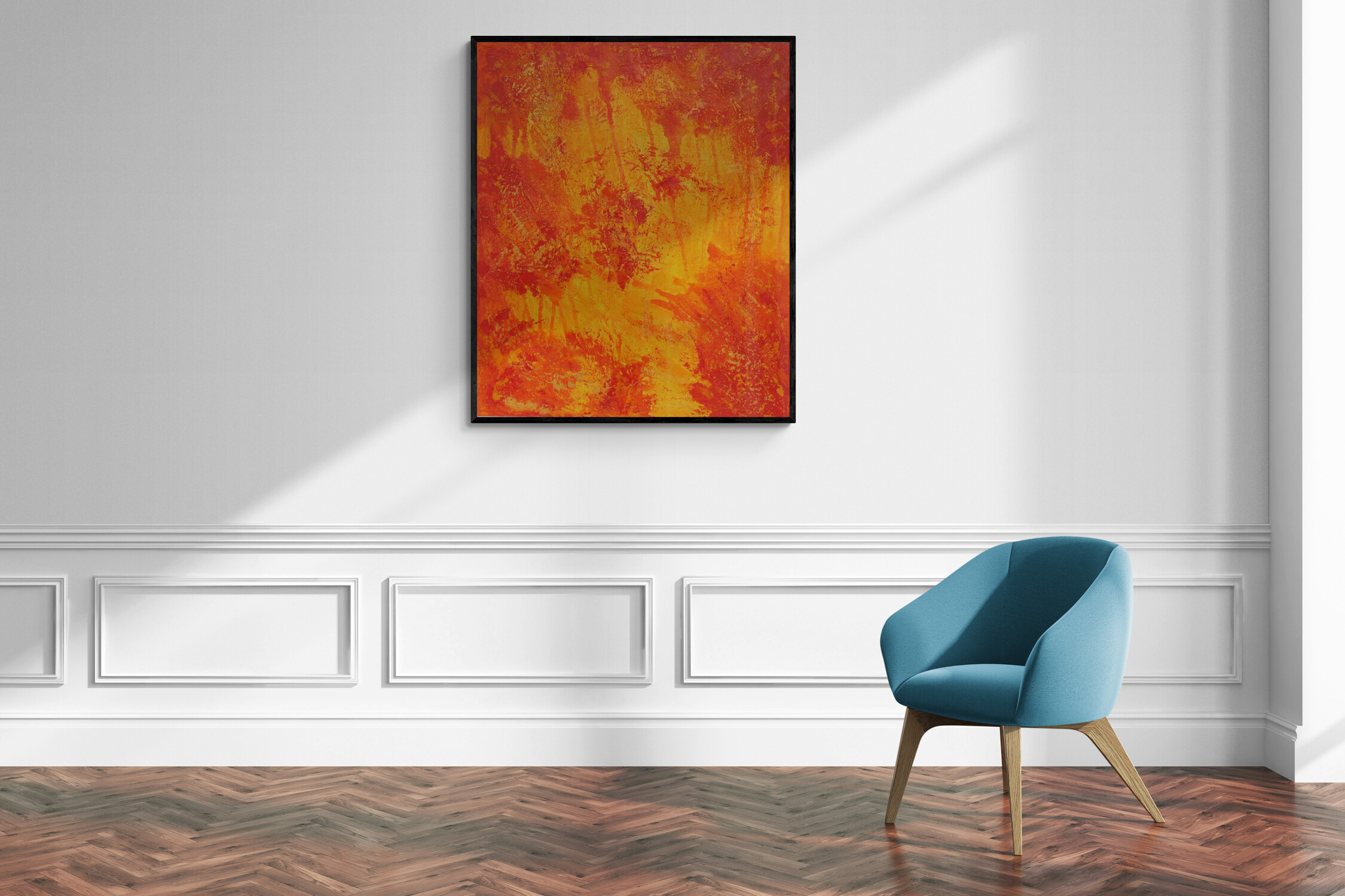 Through the Trees Abstract Painting