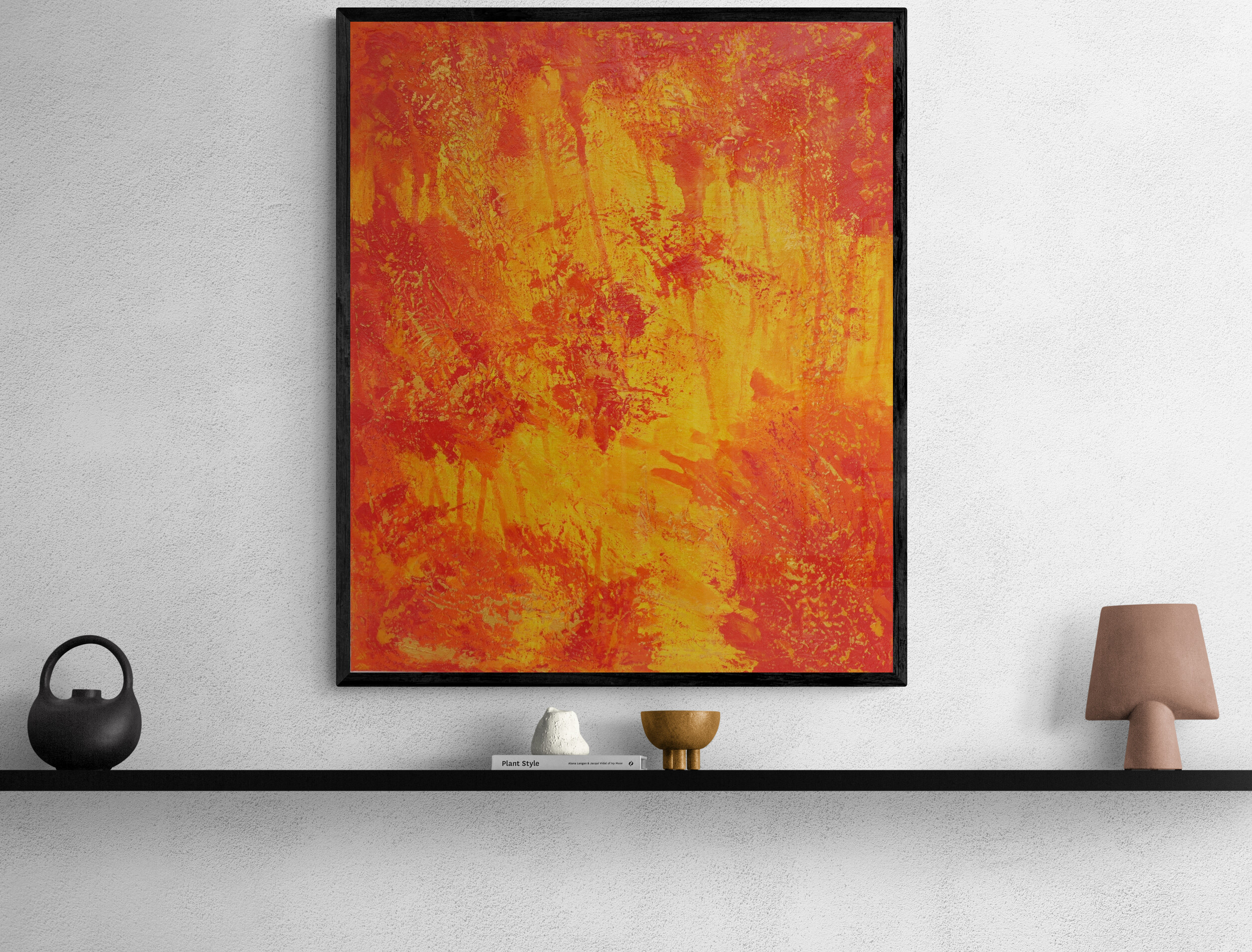 Through the Trees Abstract Painting