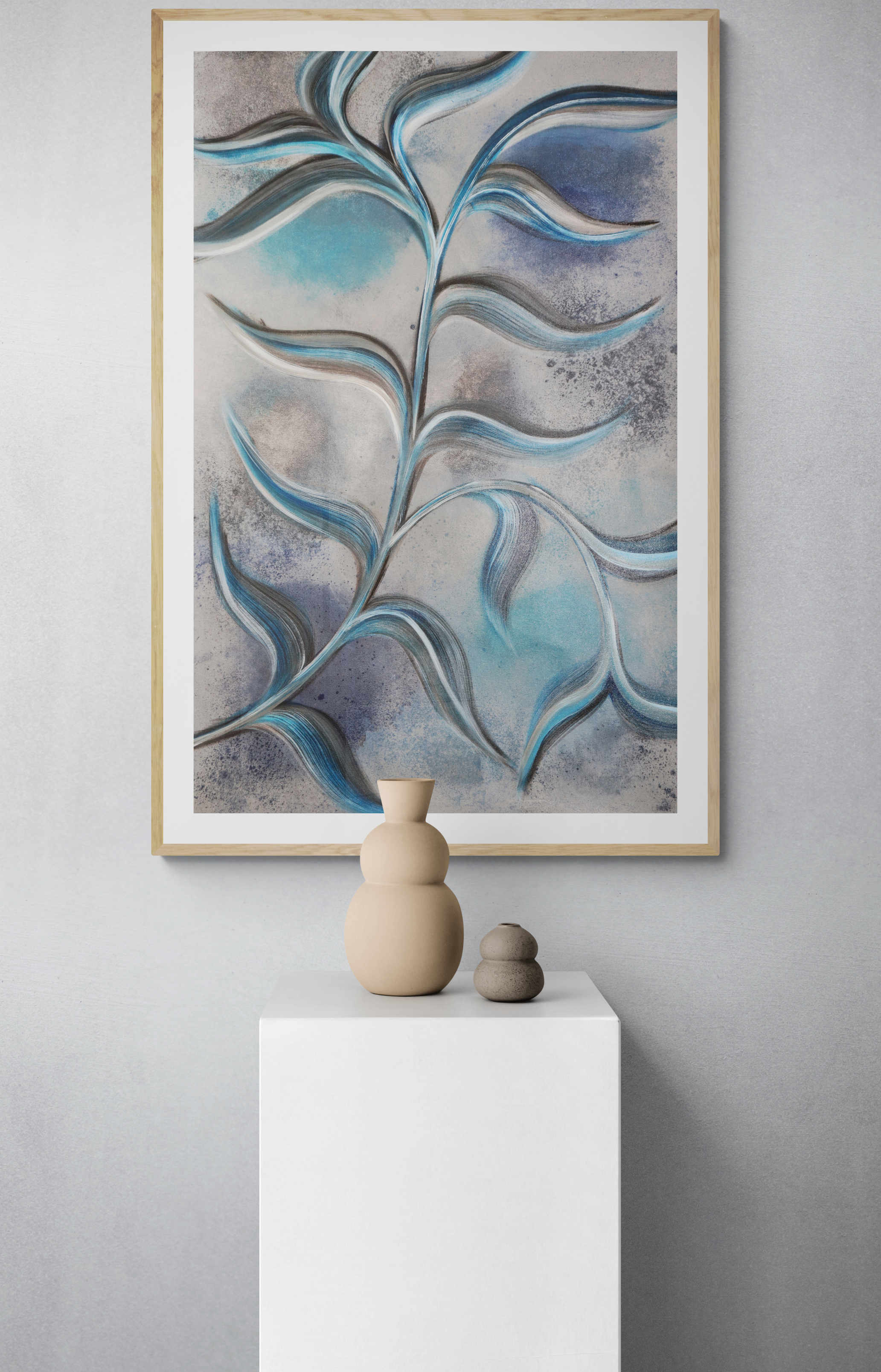 NIght Bloom Abstract Wall Art