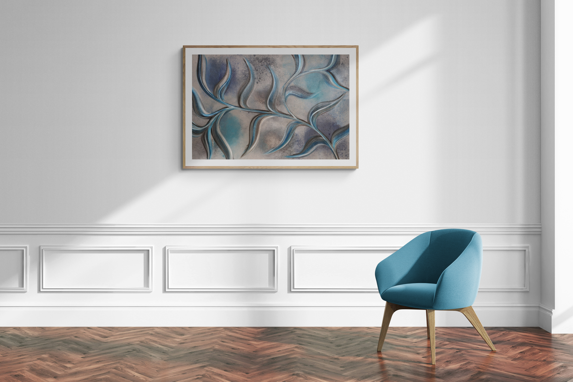 NIght Bloom Abstract Wall Art