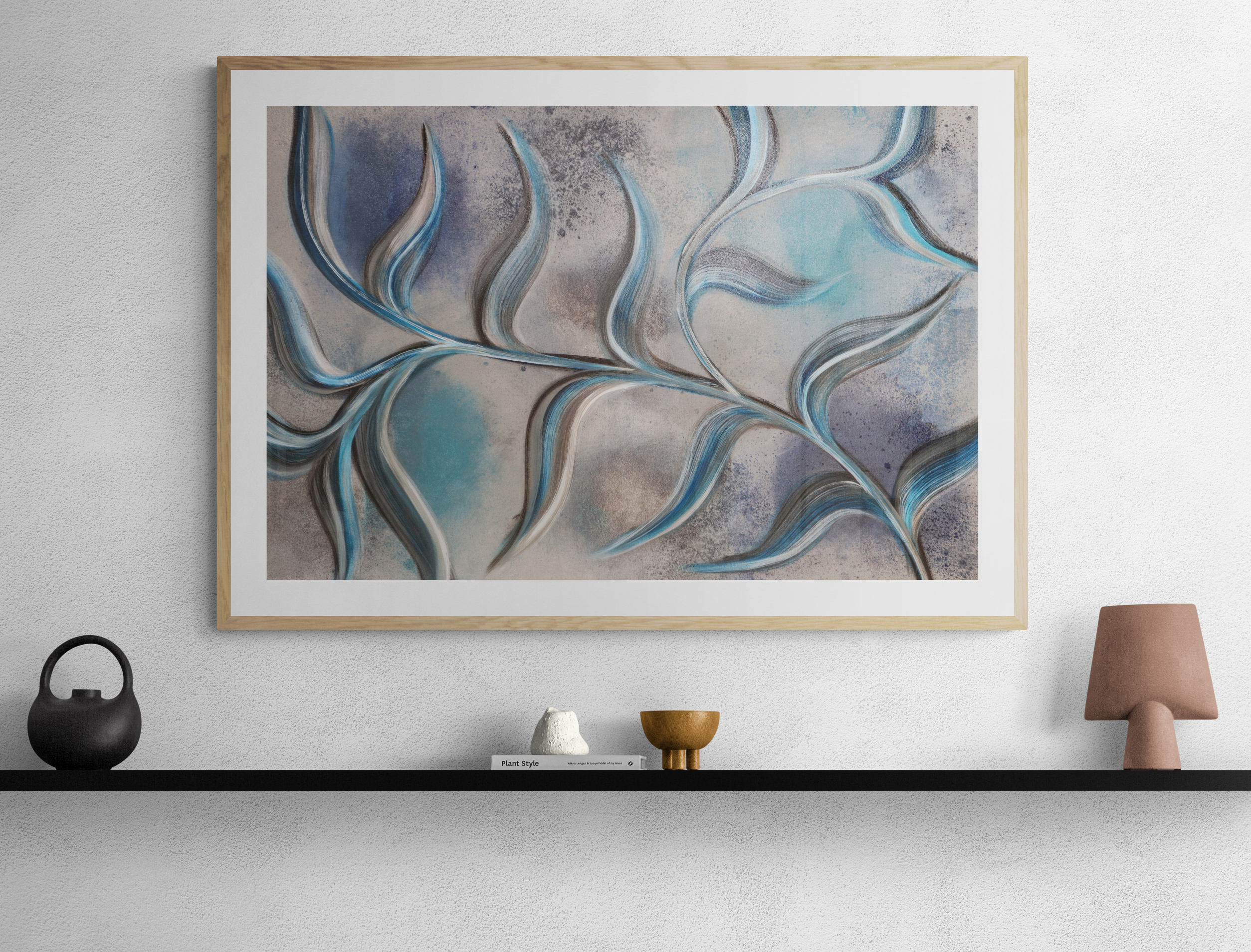 NIght Bloom Abstract Wall Art