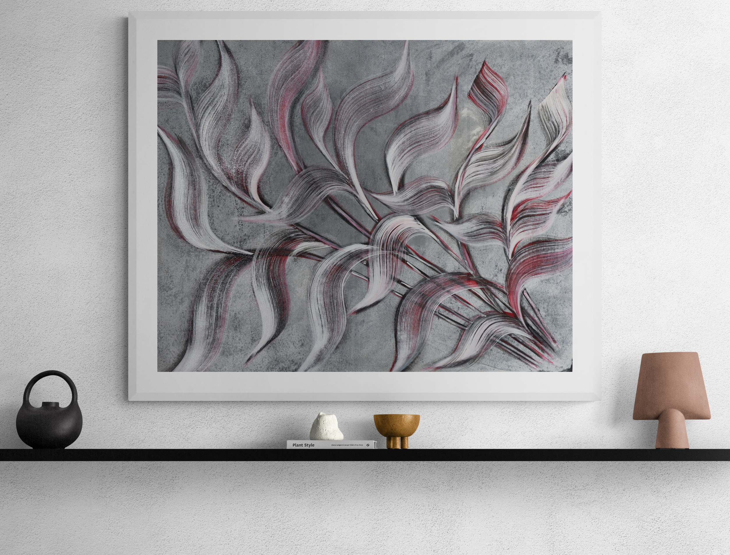 Misty Modern Abstract Painting