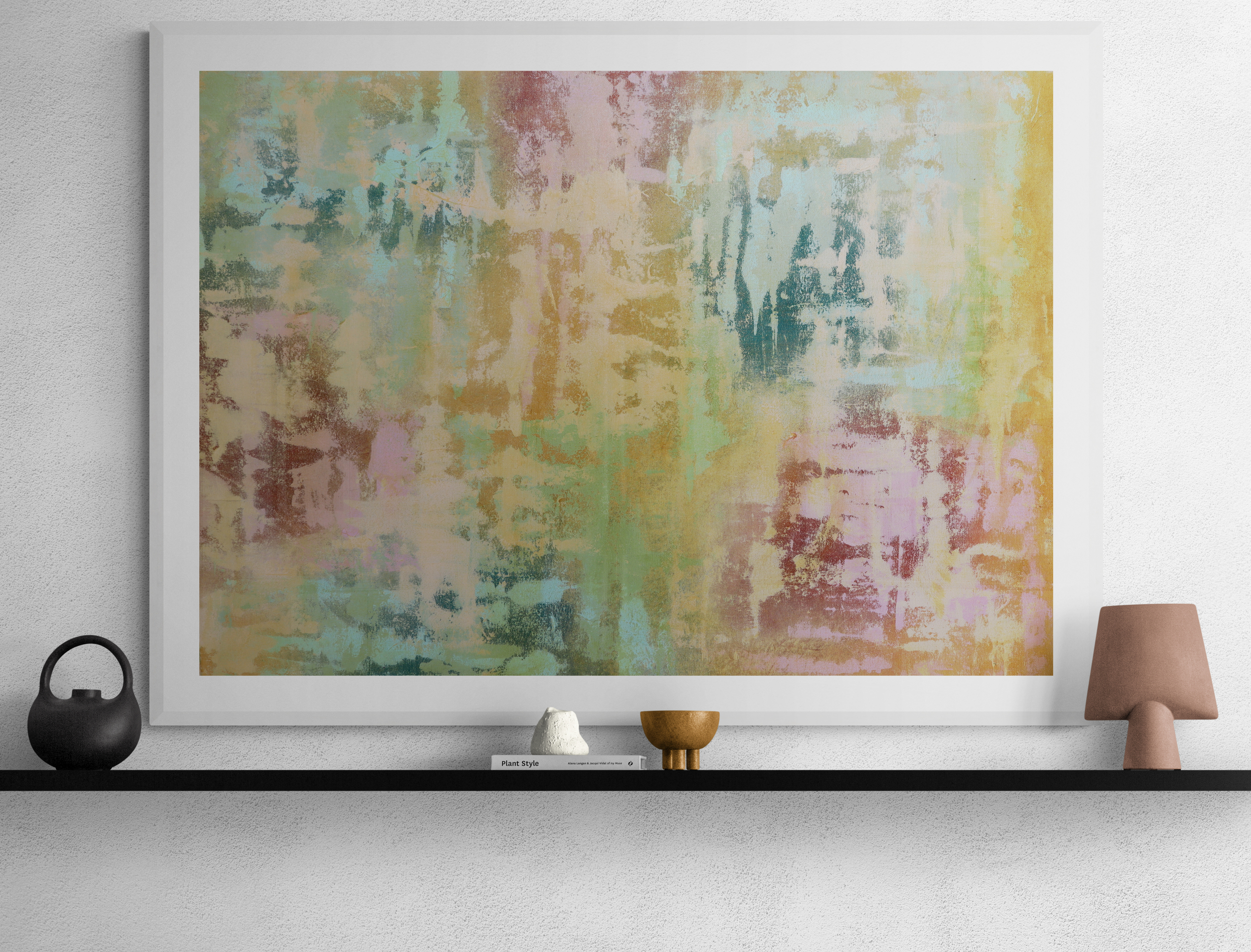 Nod to Spring Abstract Wall Art