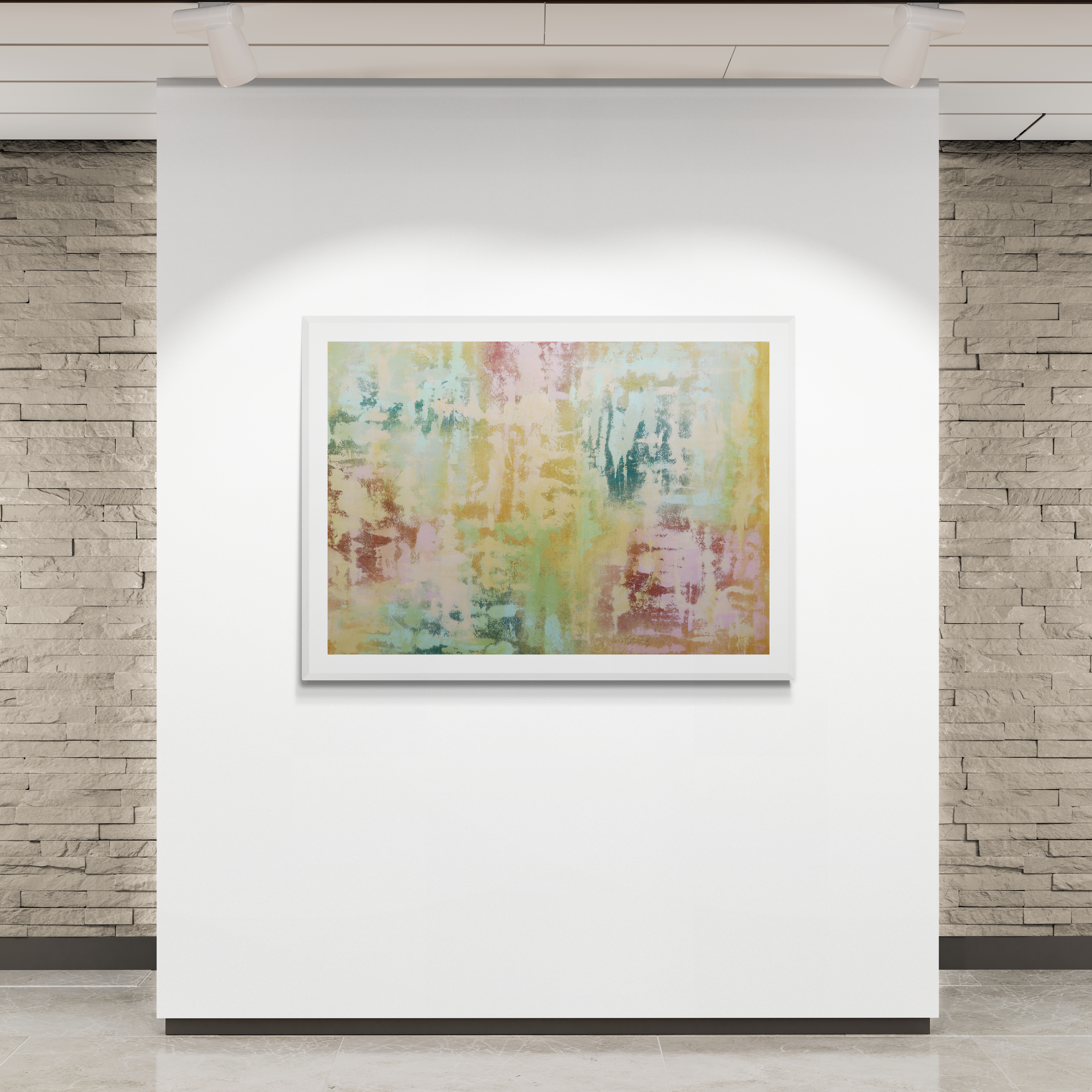 Nod to Spring Abstract Wall Art