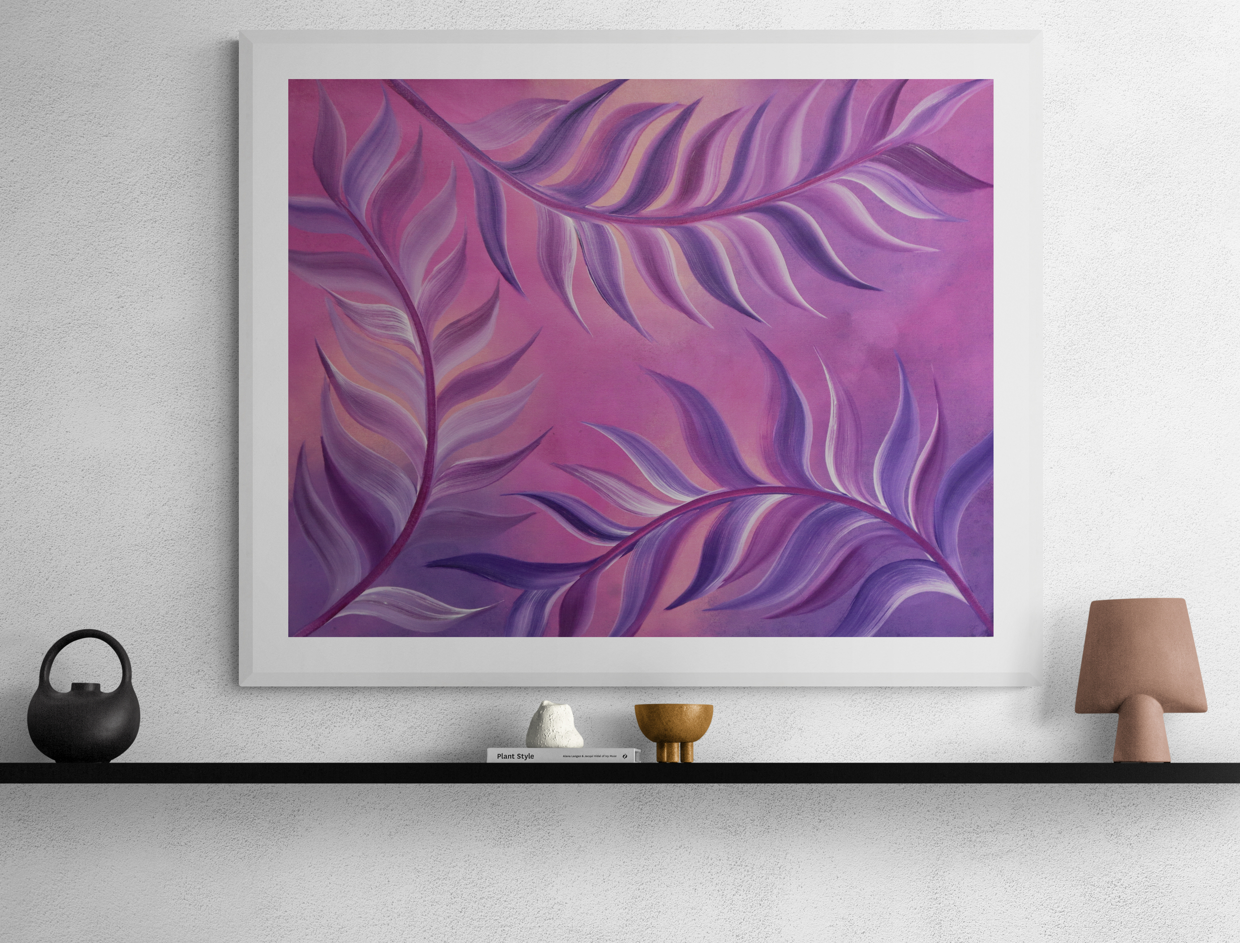 Amaranthine Abstract Painting