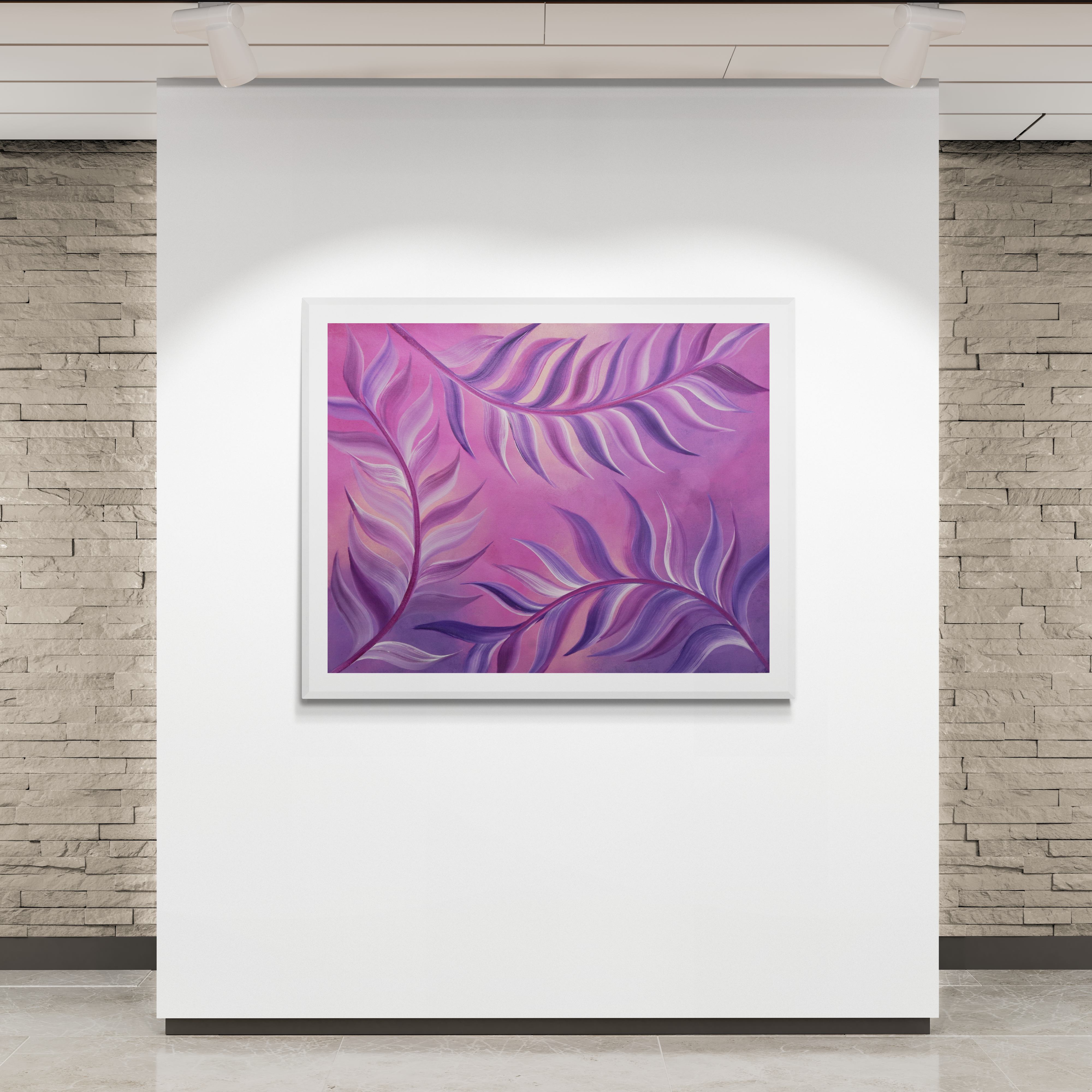 Amaranthine Abstract Painting