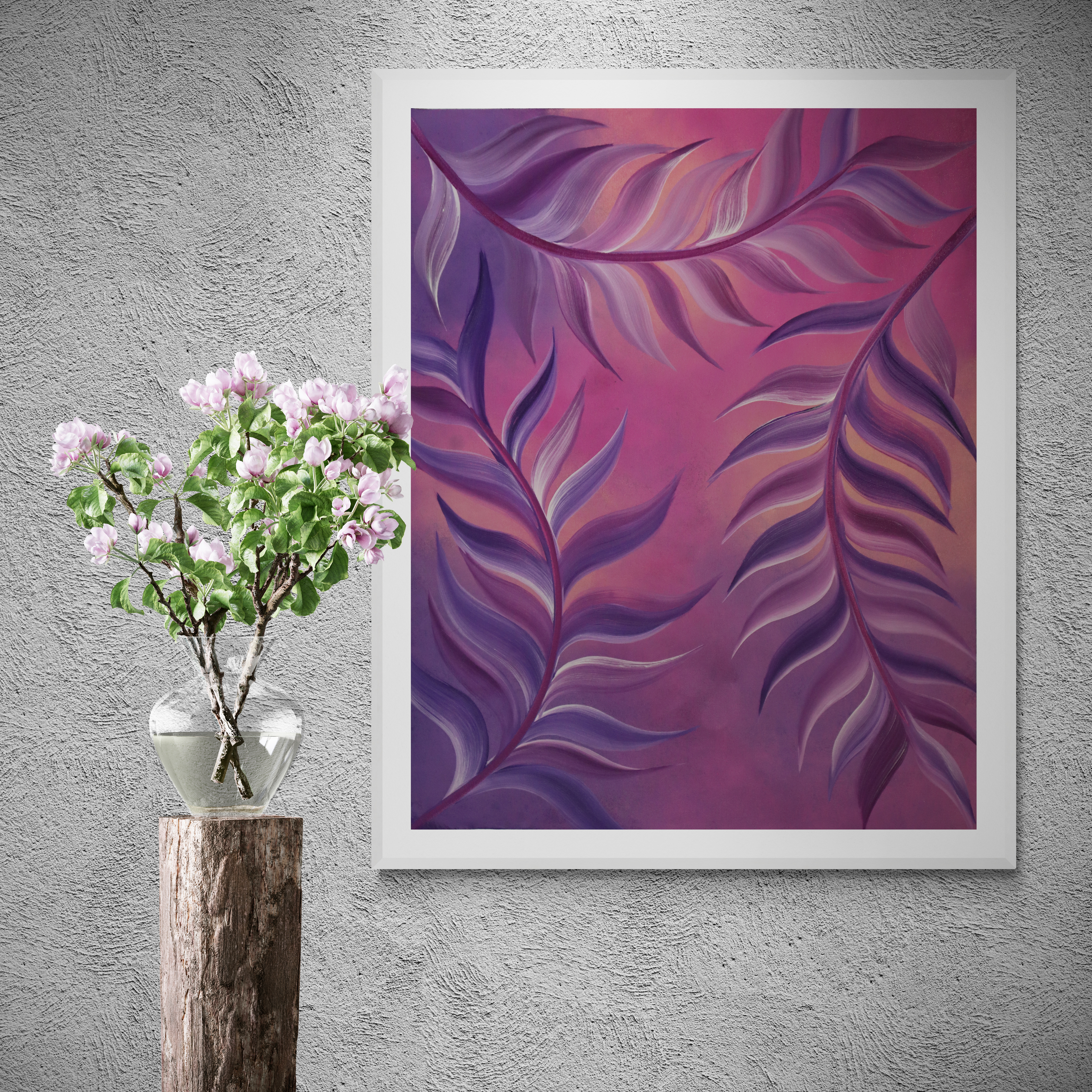 Amaranthine Abstract Painting