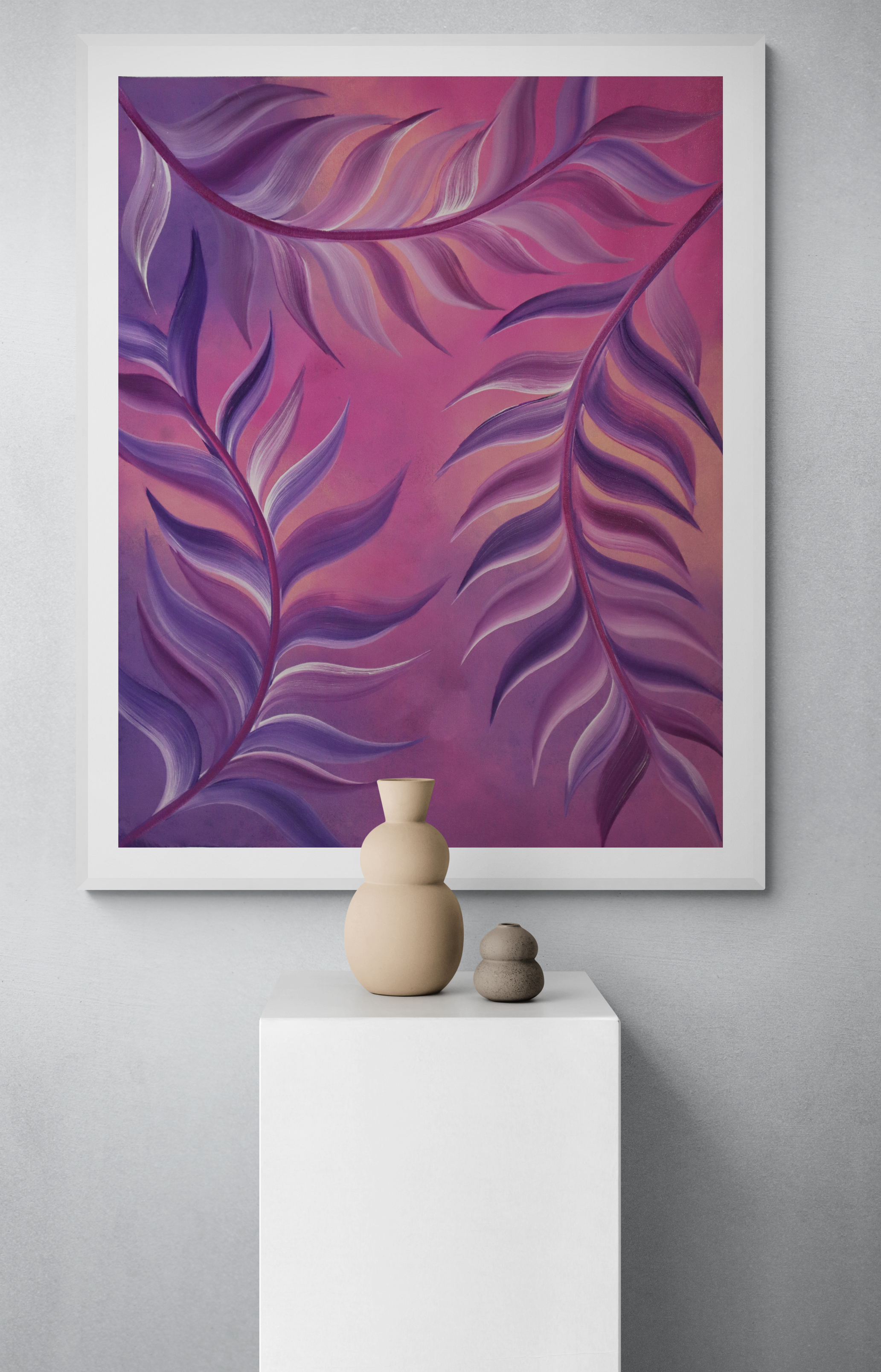 Amaranthine Abstract Painting