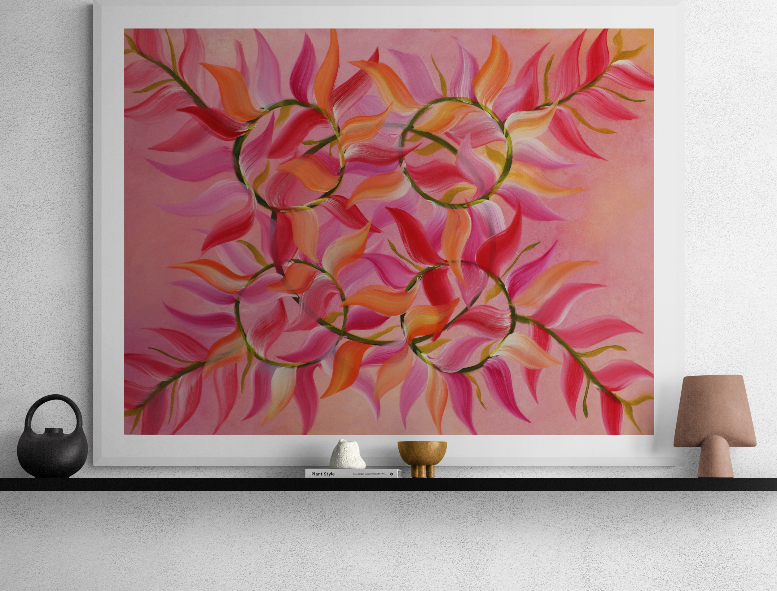 Spring Dream Catcher Floral Painting