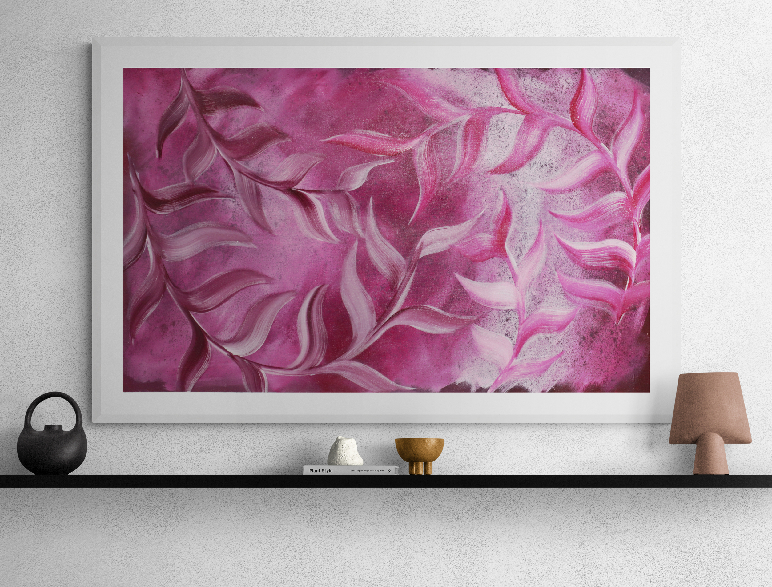 Mulberry Botanical Abstract Canvas