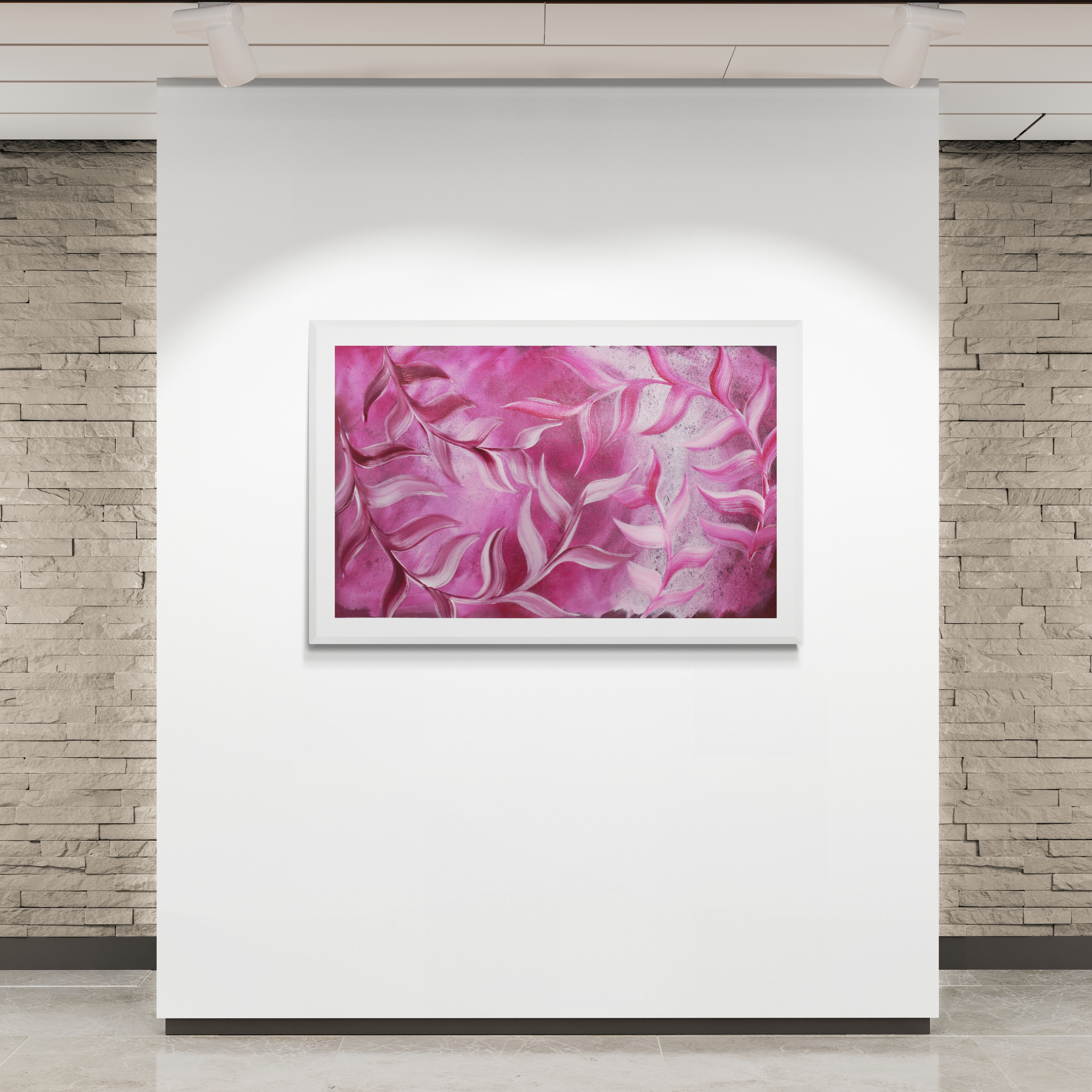 Mulberry Botanical Abstract Canvas