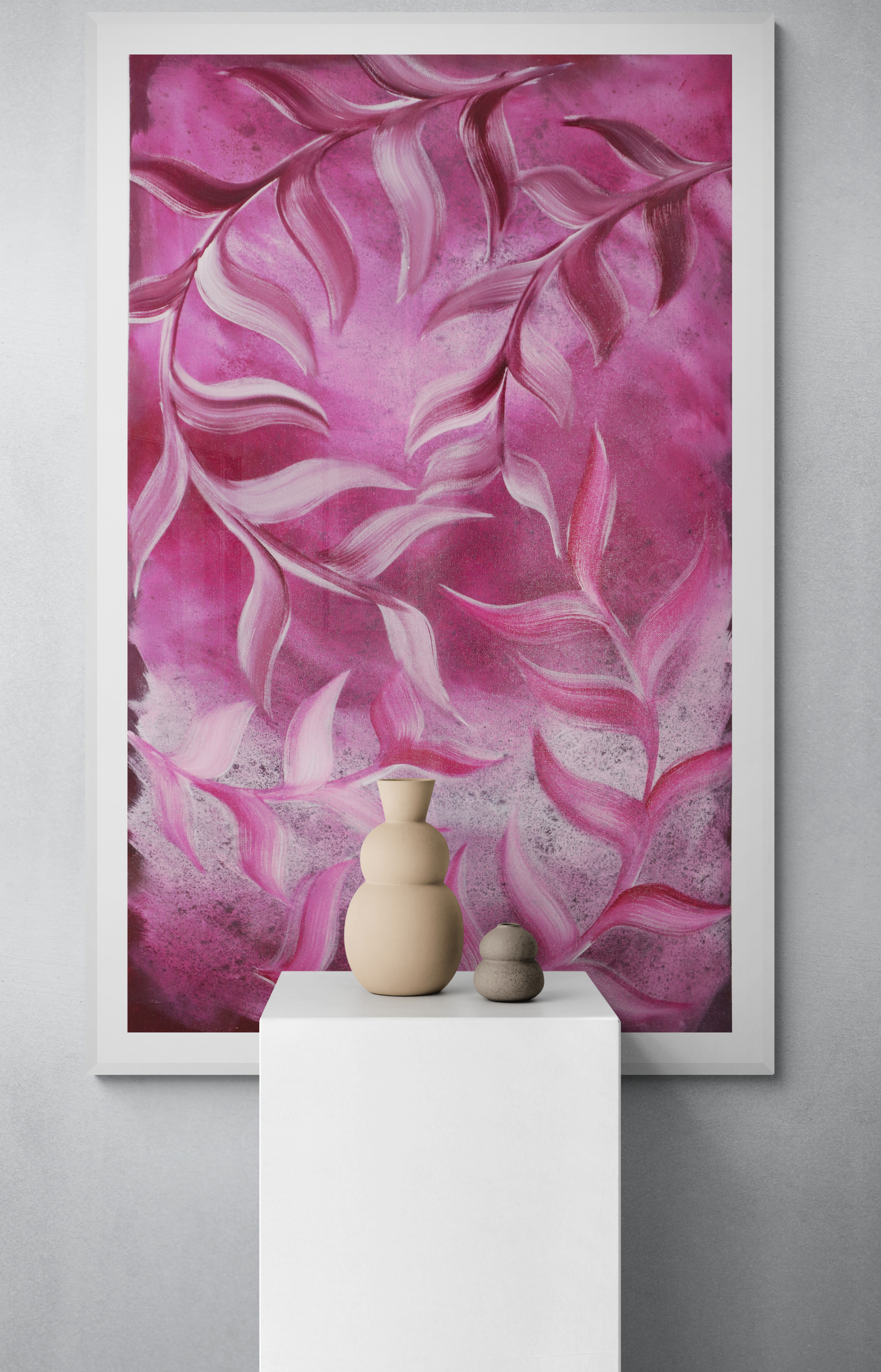 Mulberry Botanical Abstract Canvas