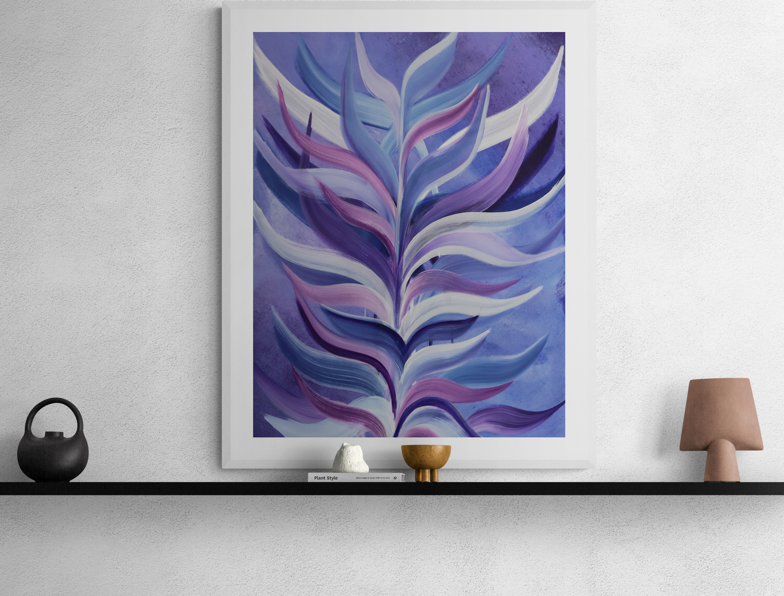 Twilight Abstract Botanical Wall Art