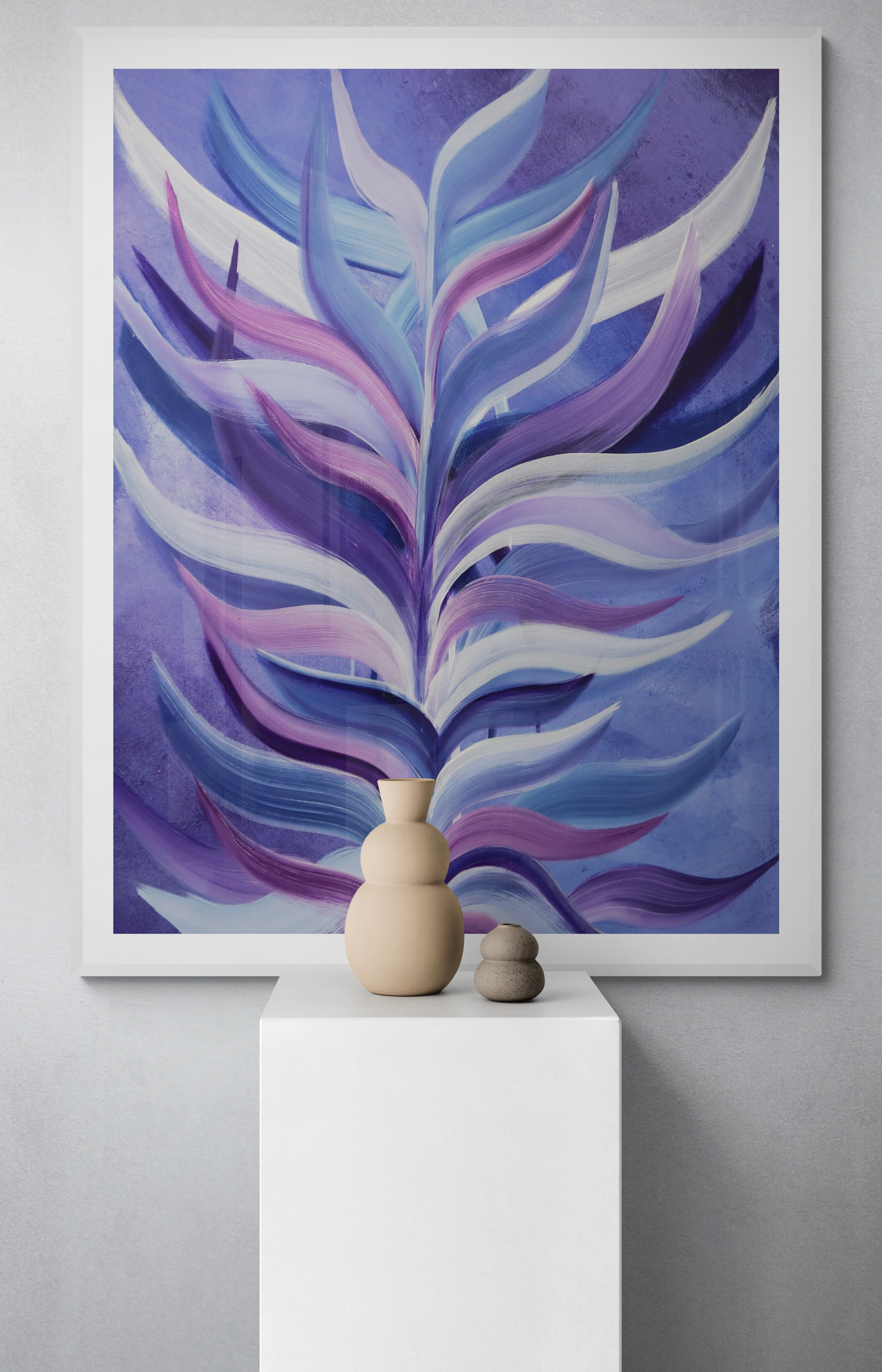 Twilight Abstract Botanical Wall Art
