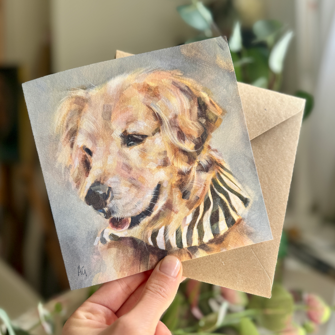 Golden Retriever Greeting Card