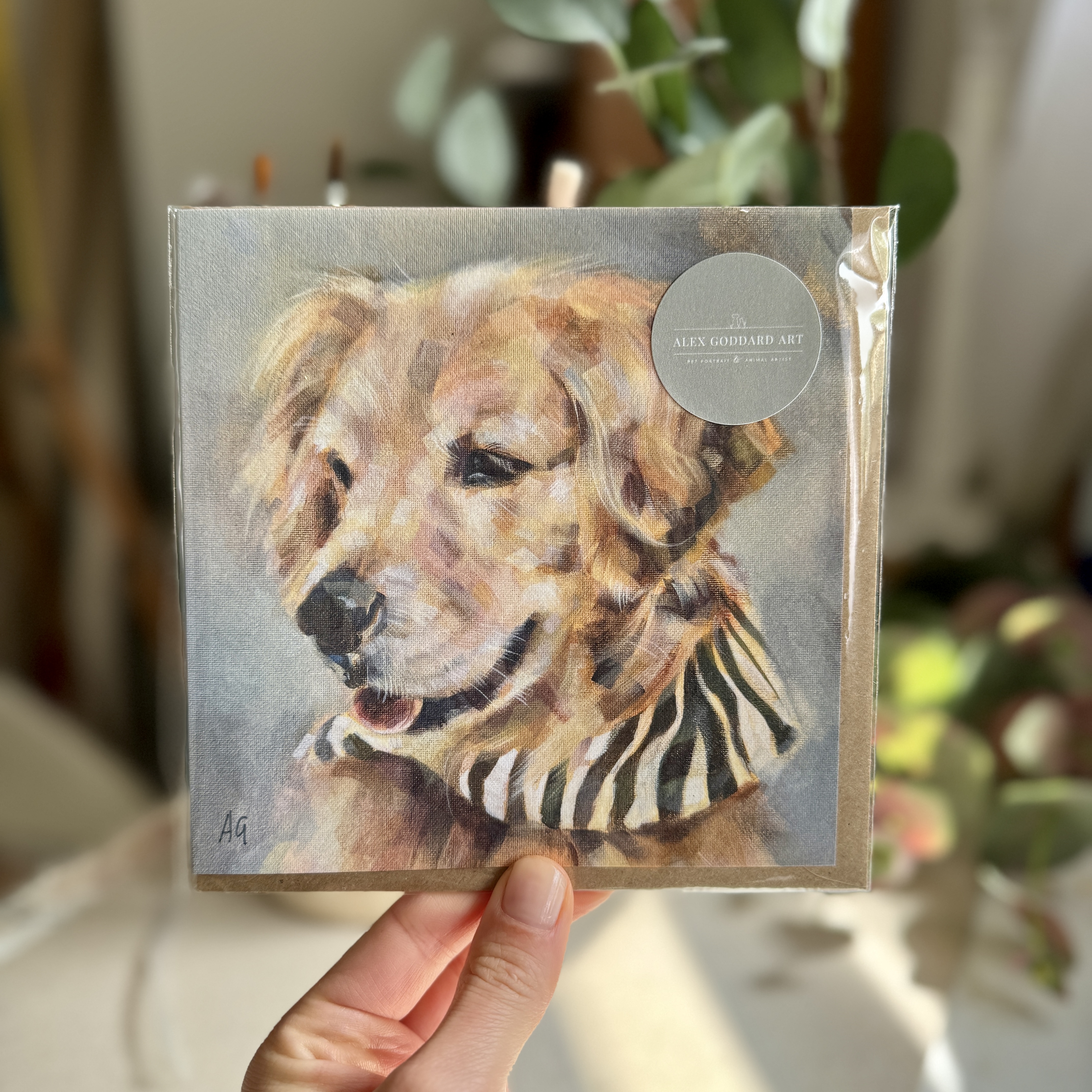 Golden Retriever Greeting Card