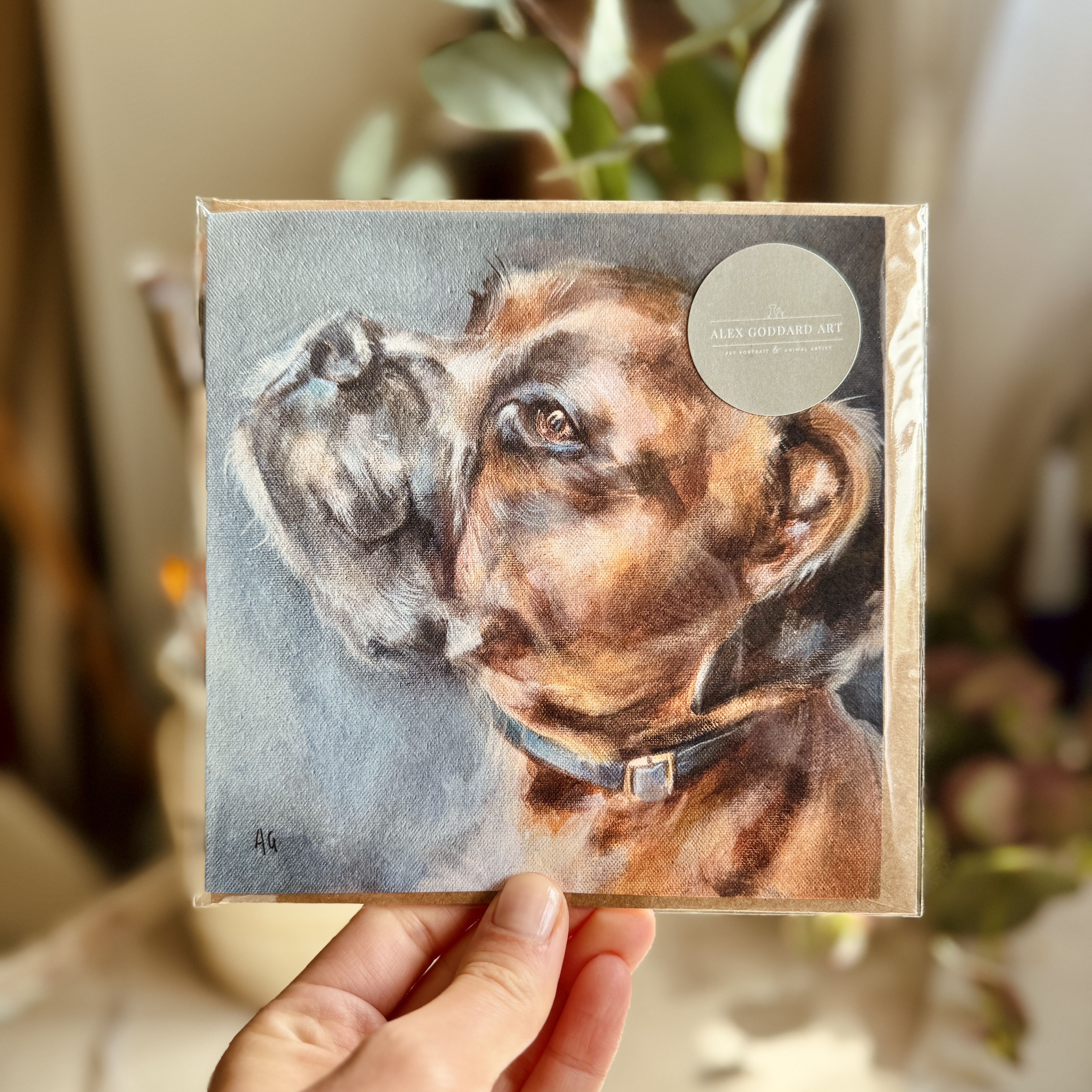 Boxer Dog Greeting Card