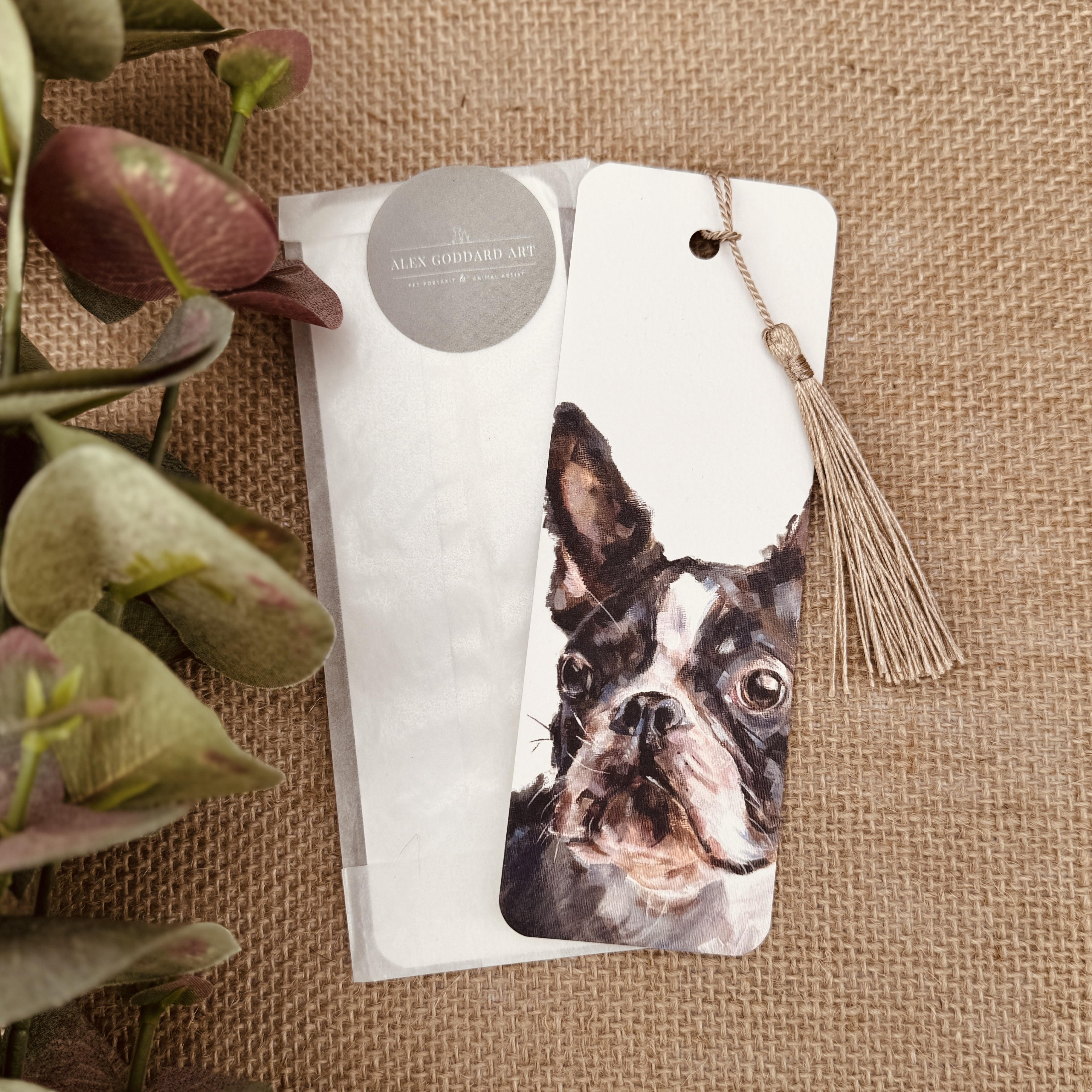 Boston Terrier Bookmark