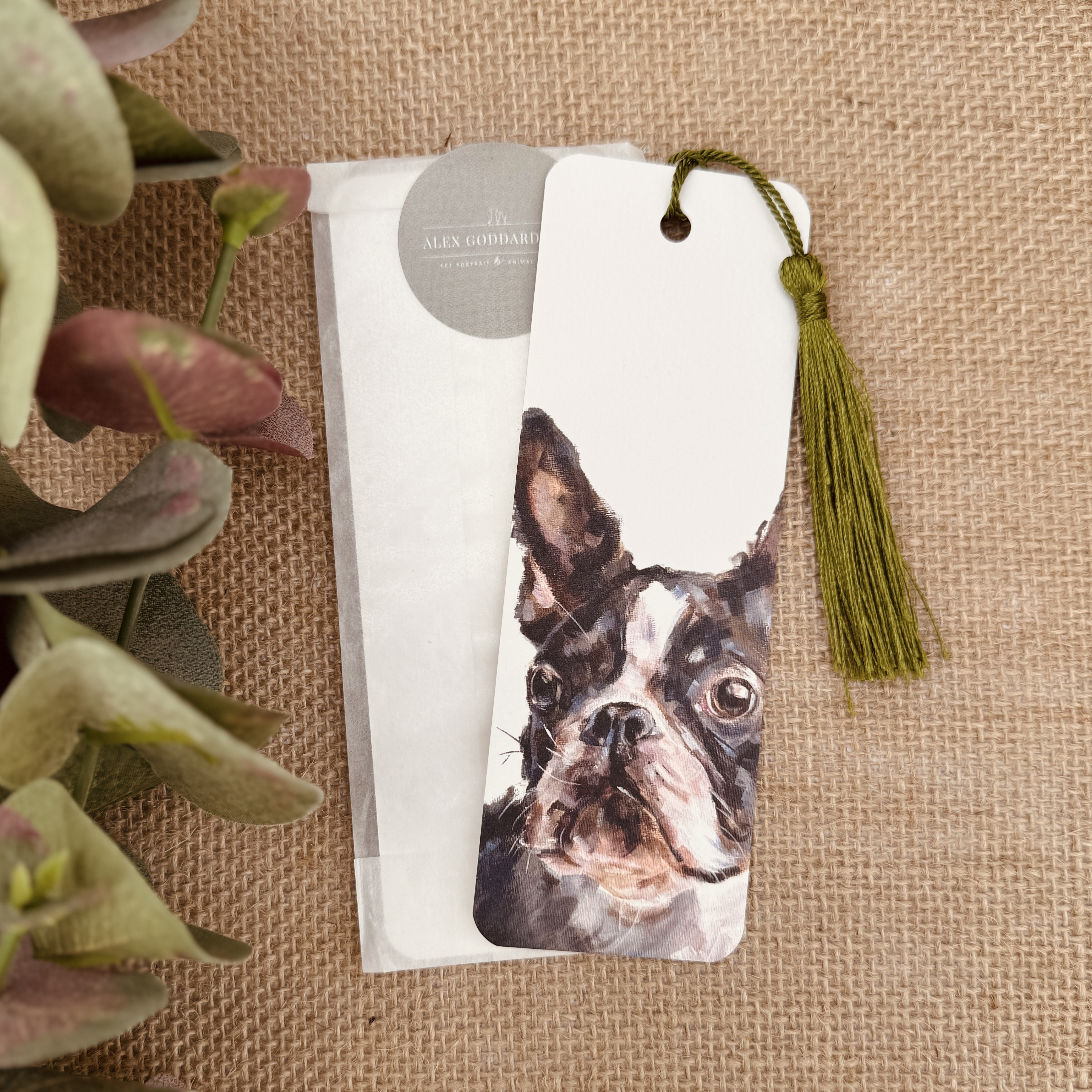 Boston Terrier Bookmark