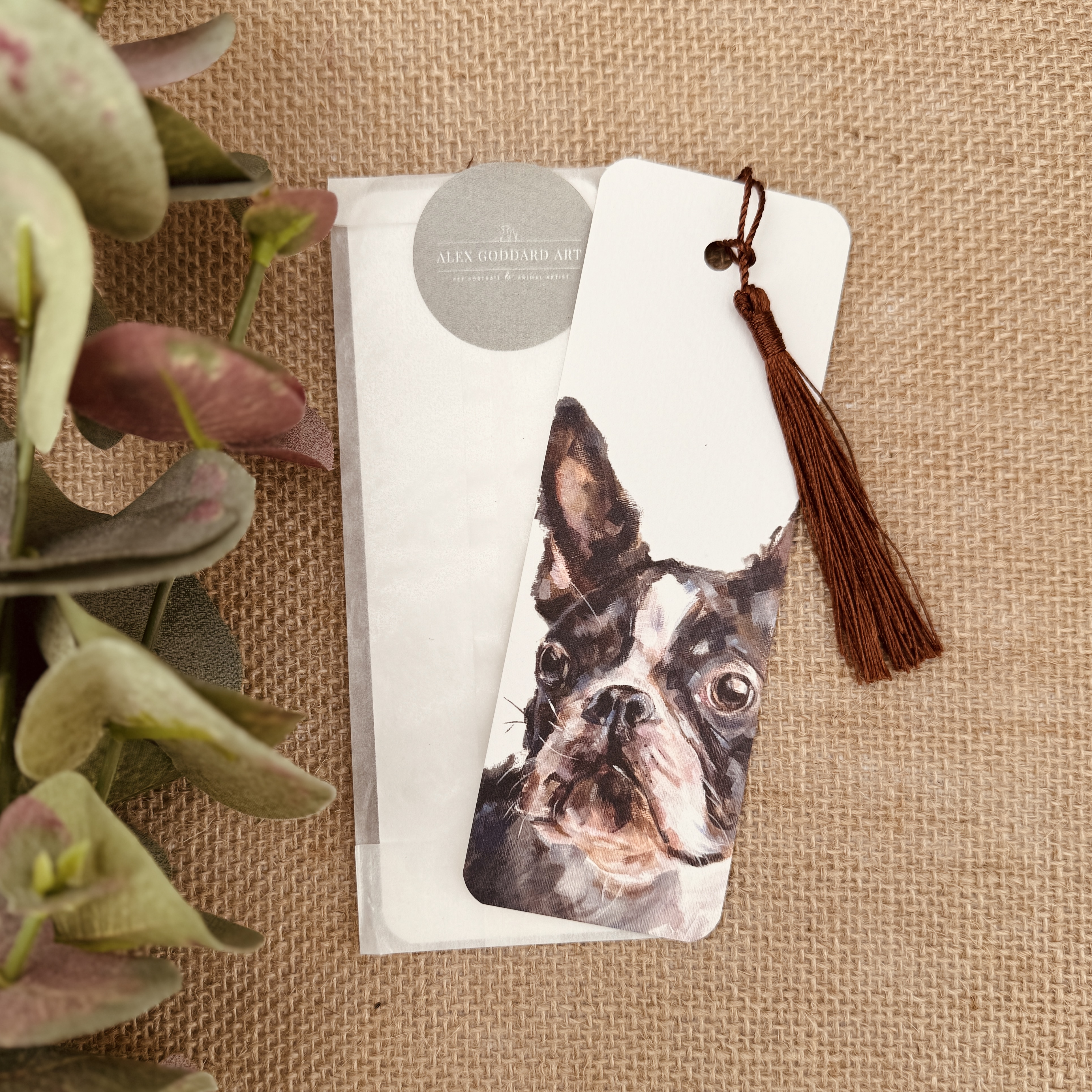 Boston Terrier Bookmark