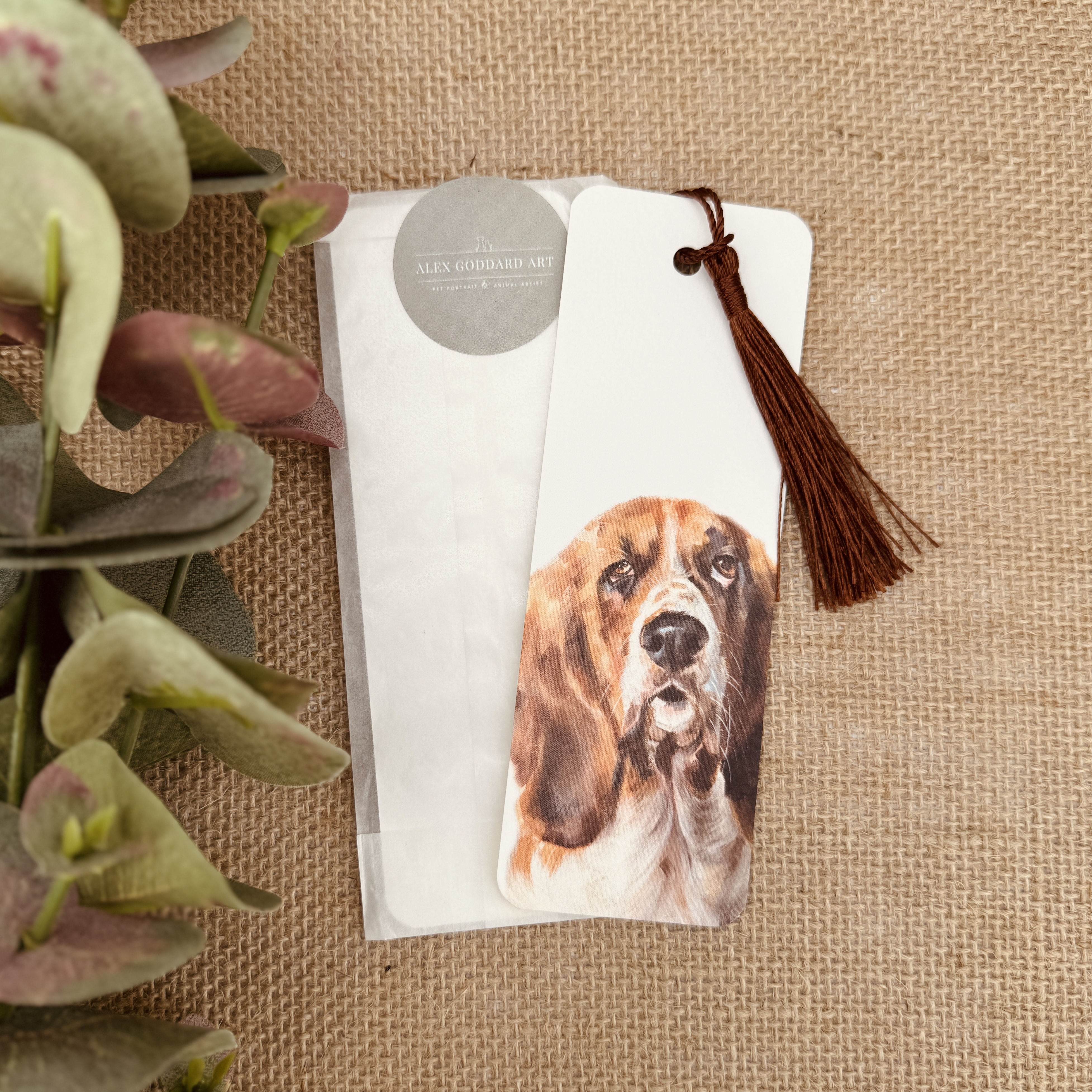 Basset Hound Bookmark