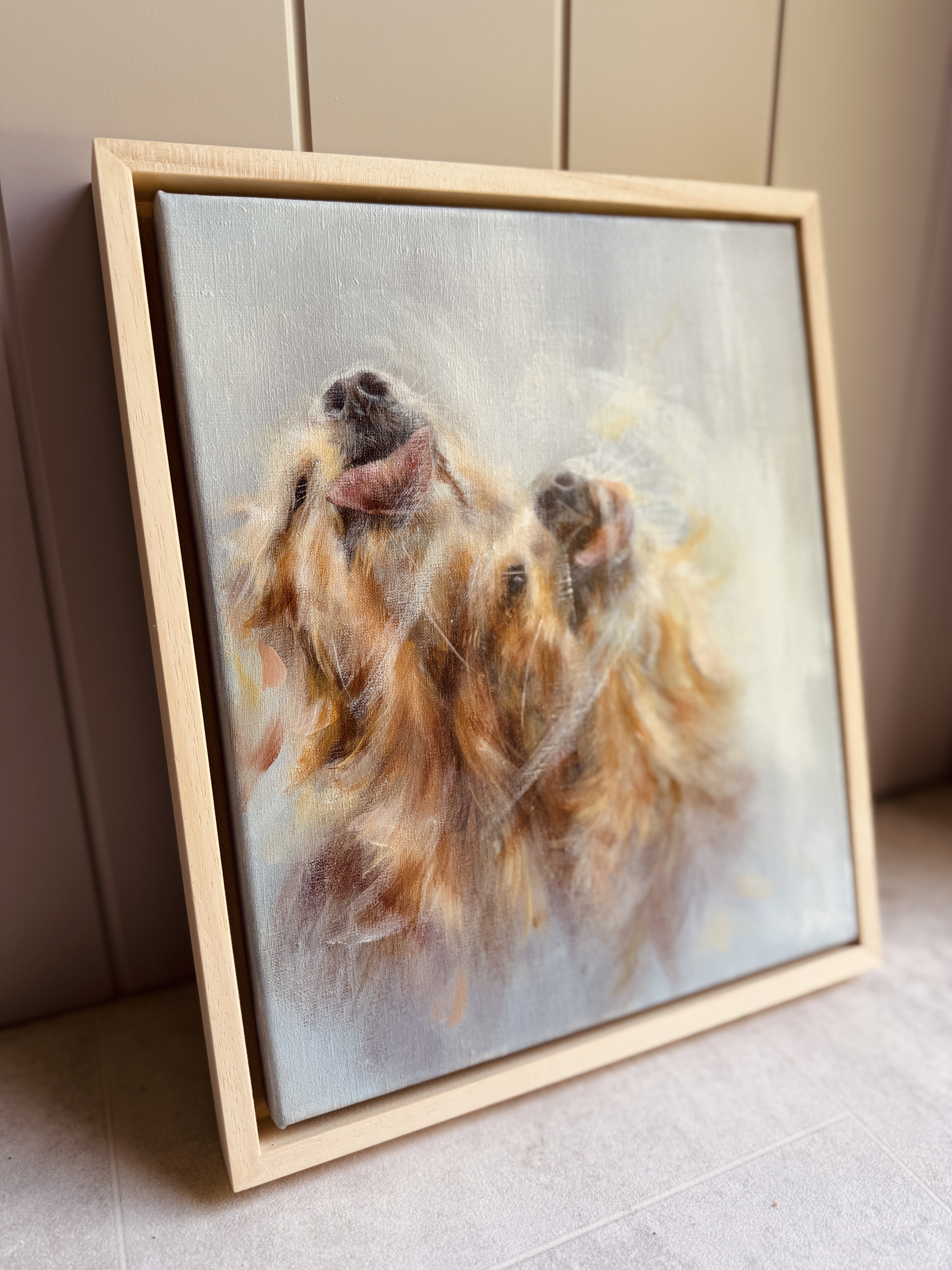 Original on Canvas - 'The Lick of Love'