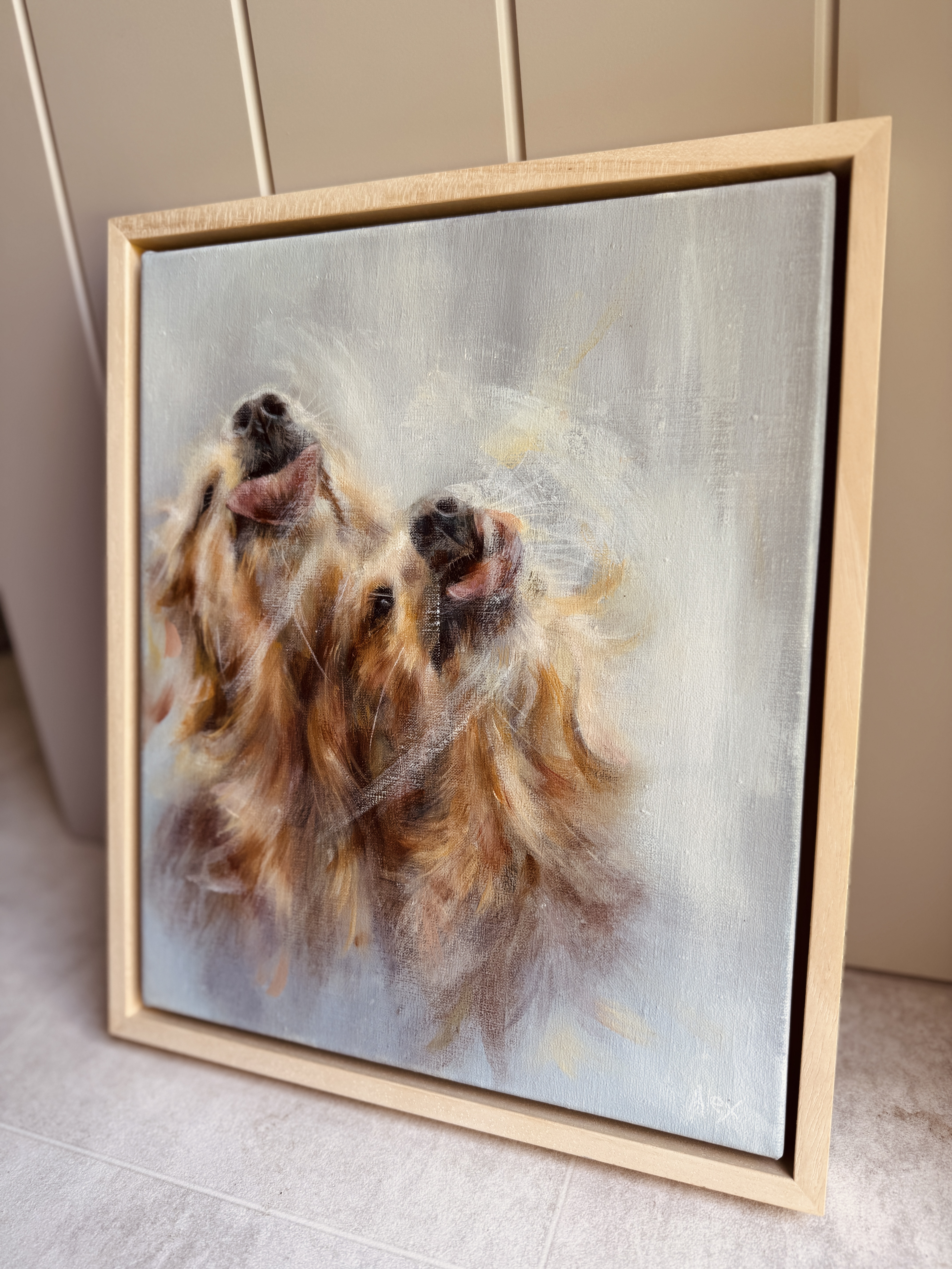 Original on Canvas - 'The Lick of Love'