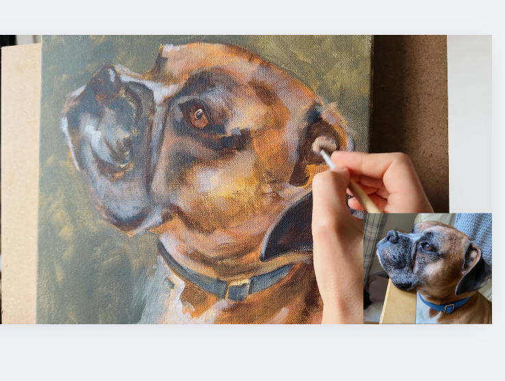 How To Paint Your Pet From A Photograph