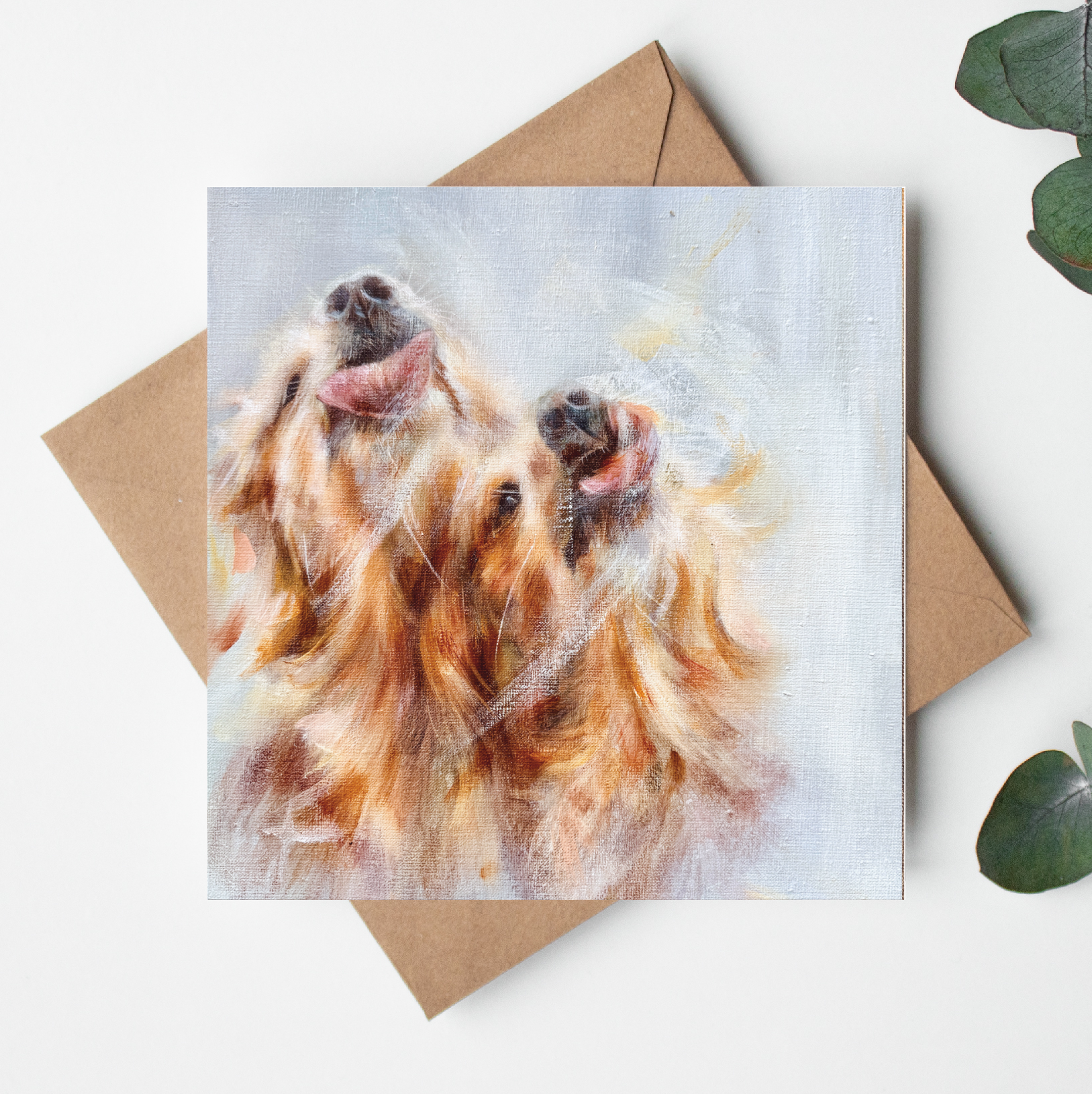 The Lick of Love Greeting Card
