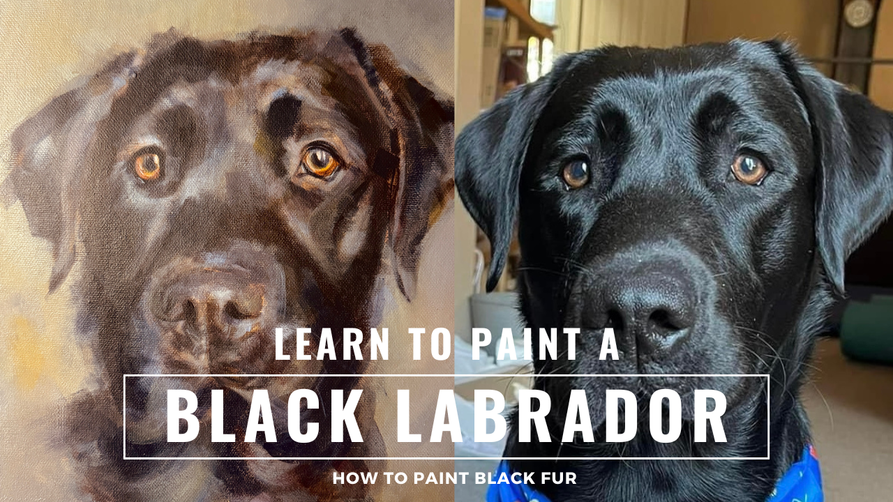 How to Paint an All-Black Animal 