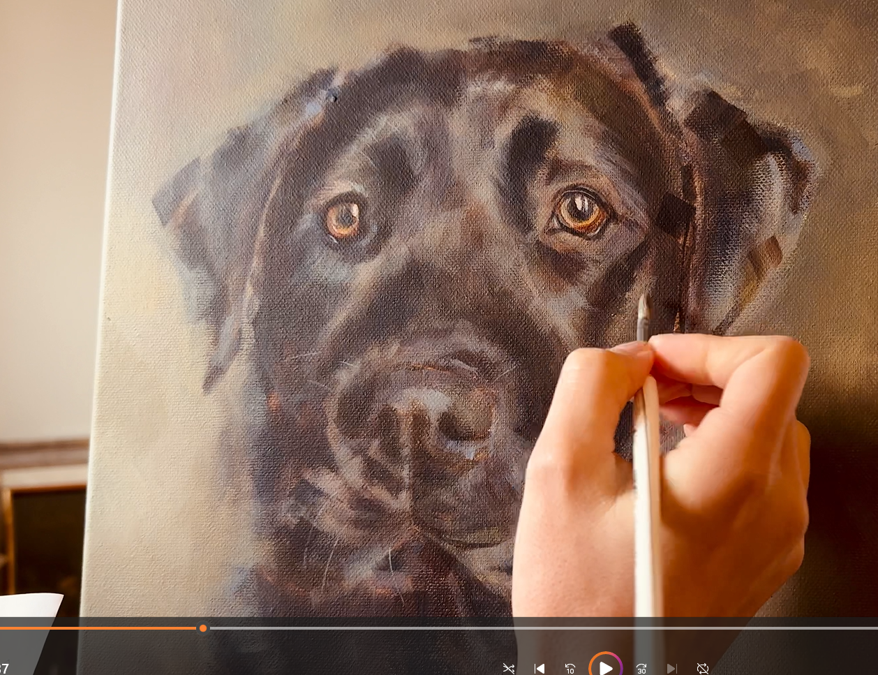 How to Paint an All-Black Animal 