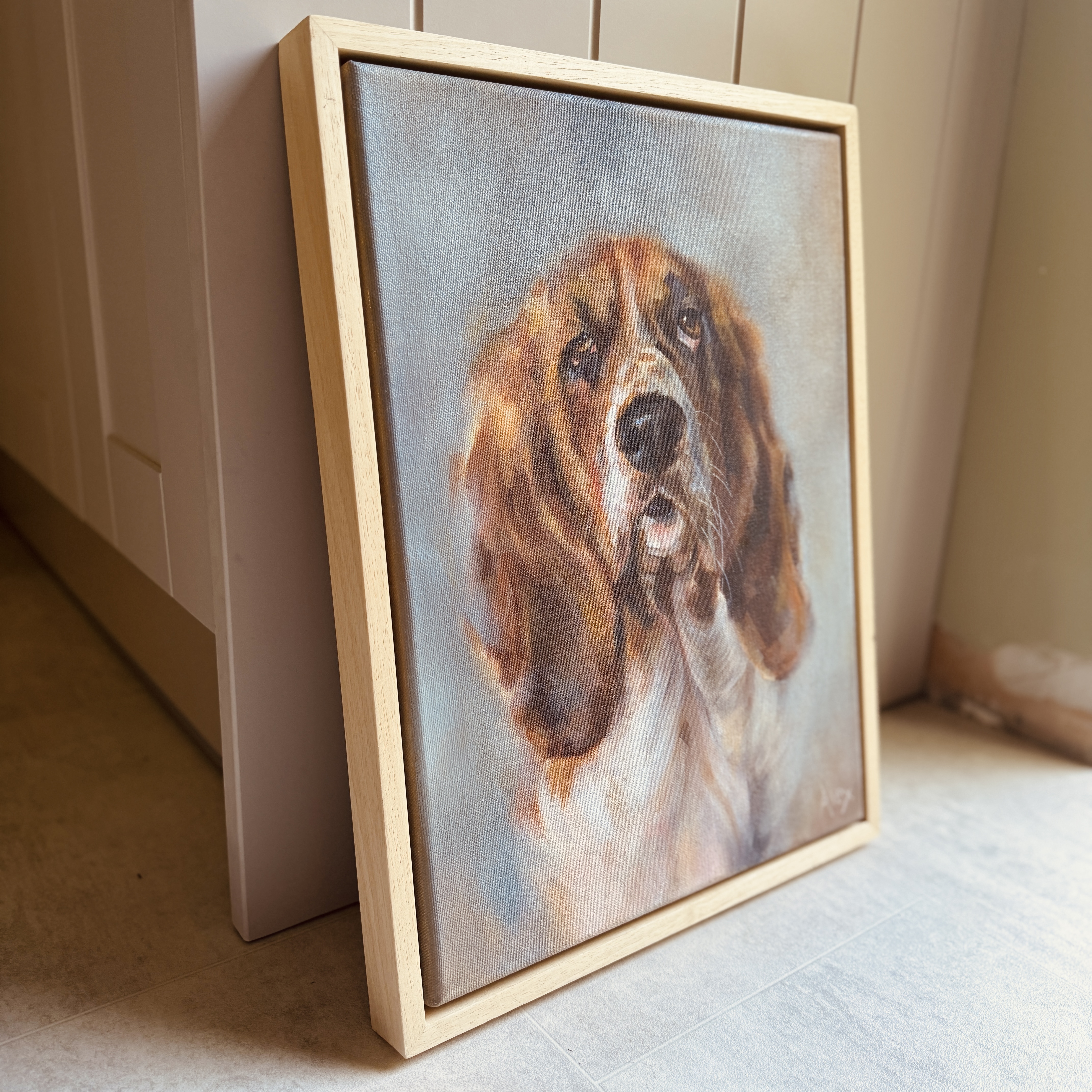 Original Oil Painting - 'Basset Hound'