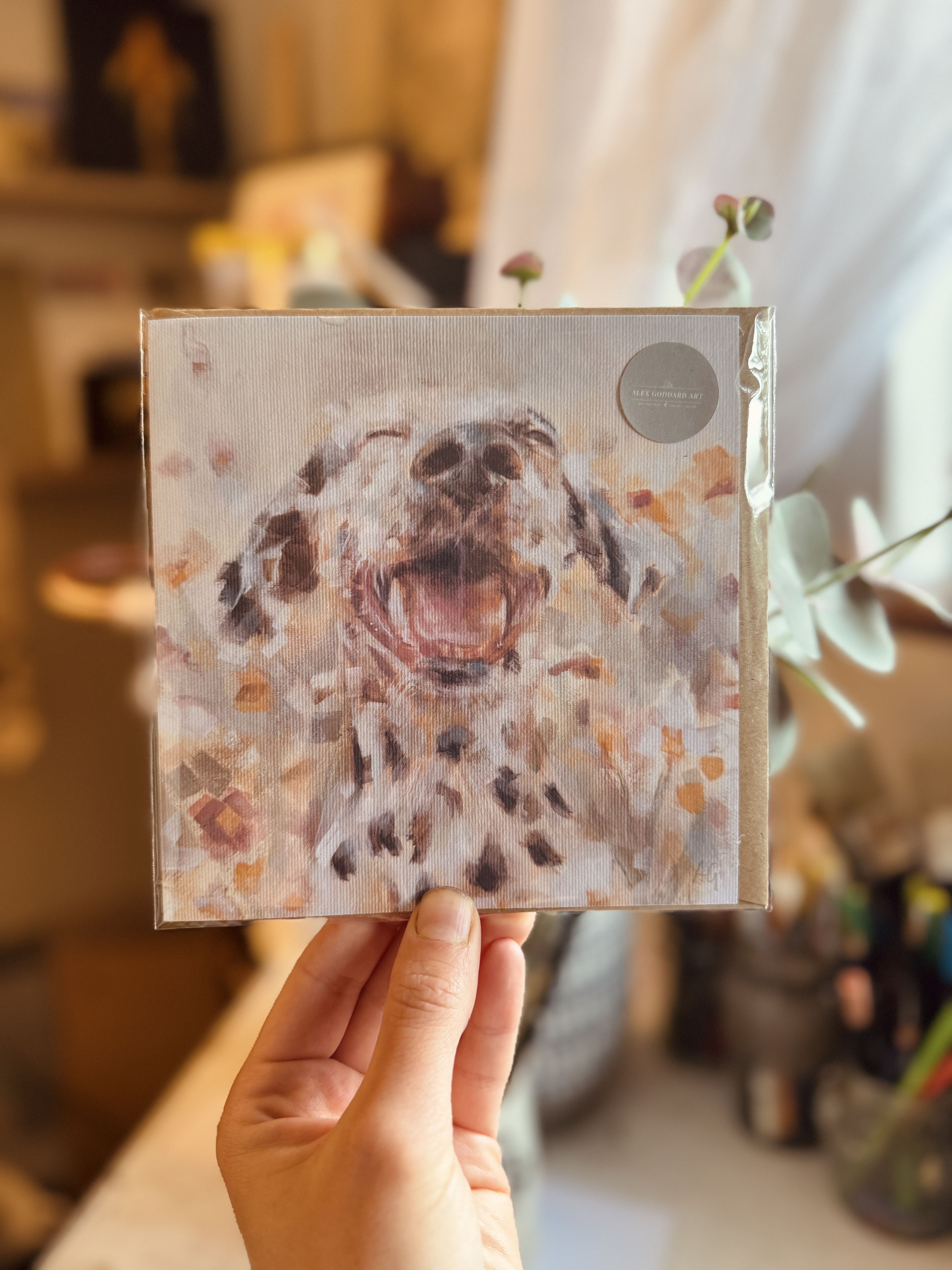 Pretty Dalmatian Greeting Card