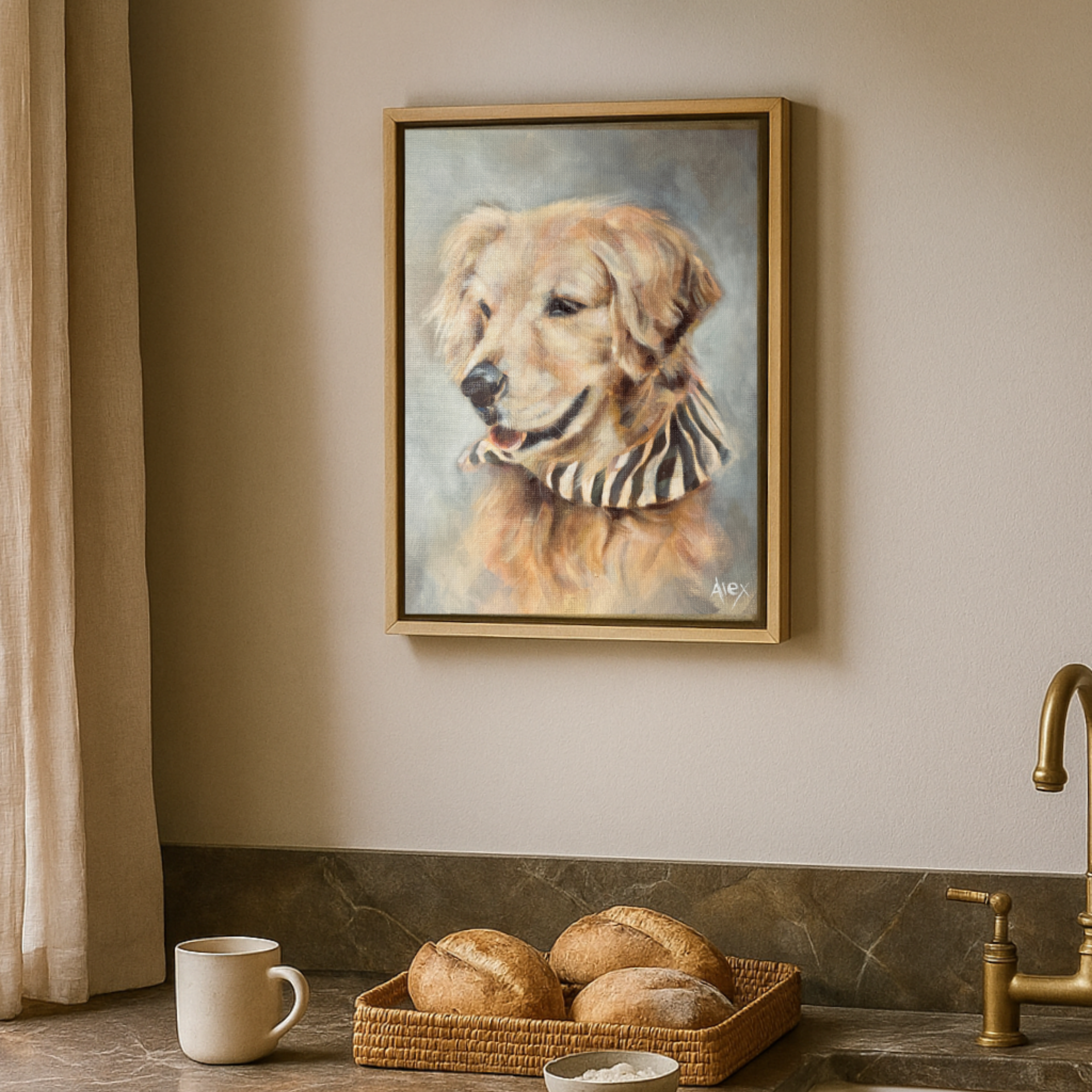 'Goldie' - Original on Canvas