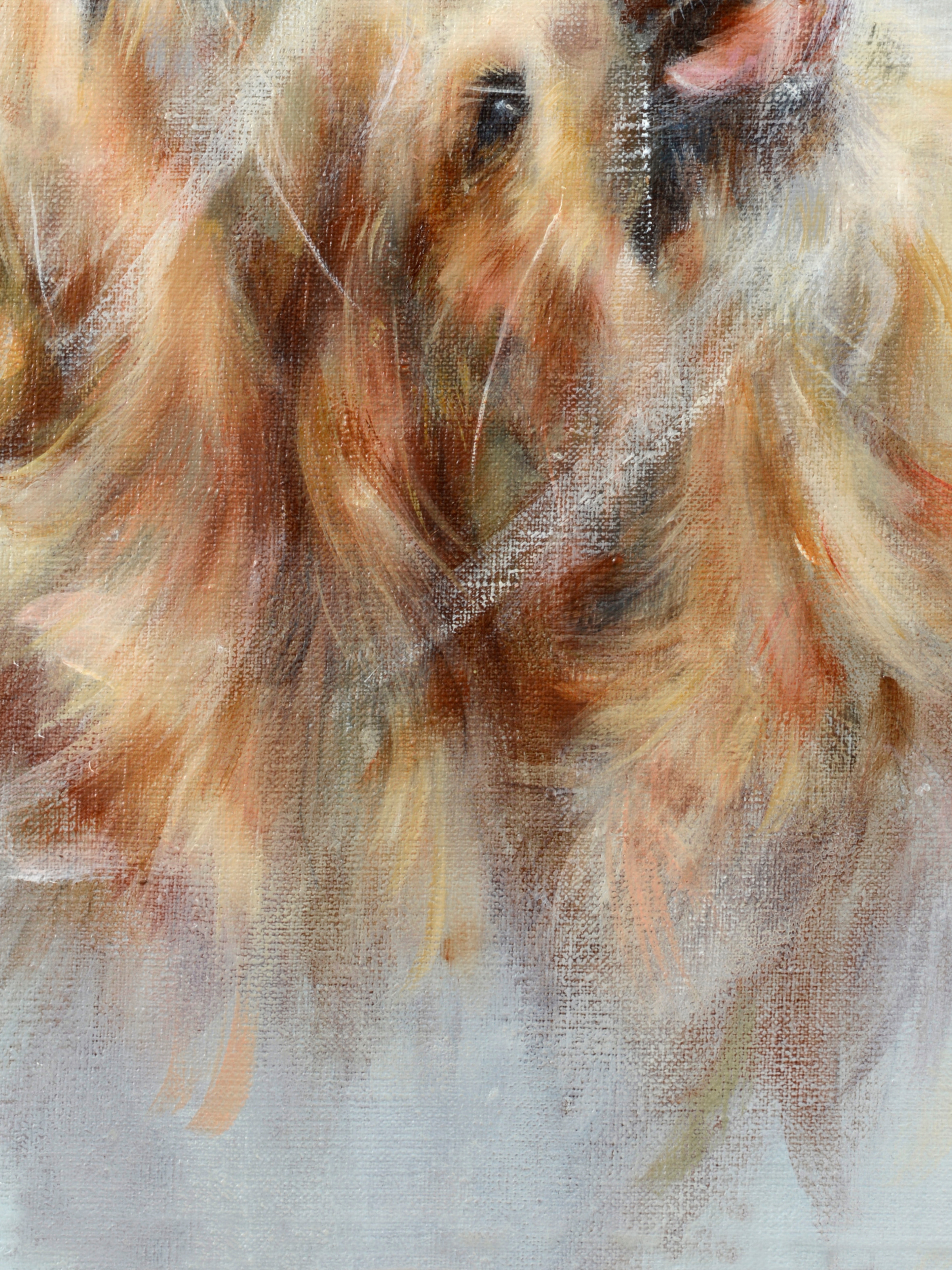 Playful Golden Retriever Fine Art Giclée Print