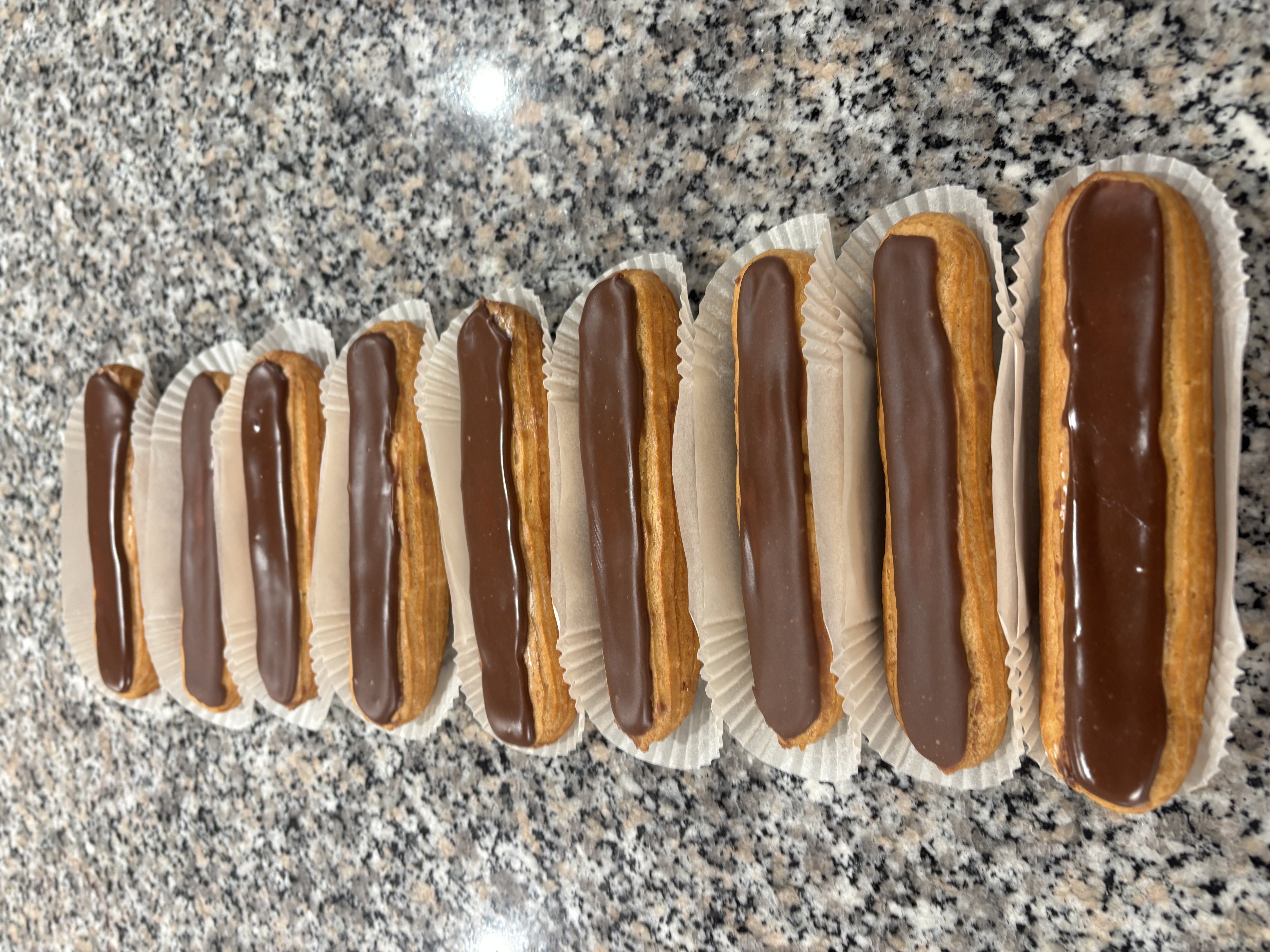 Cours Pâte à Choux - Eclairs au chocolat - 28 Mars