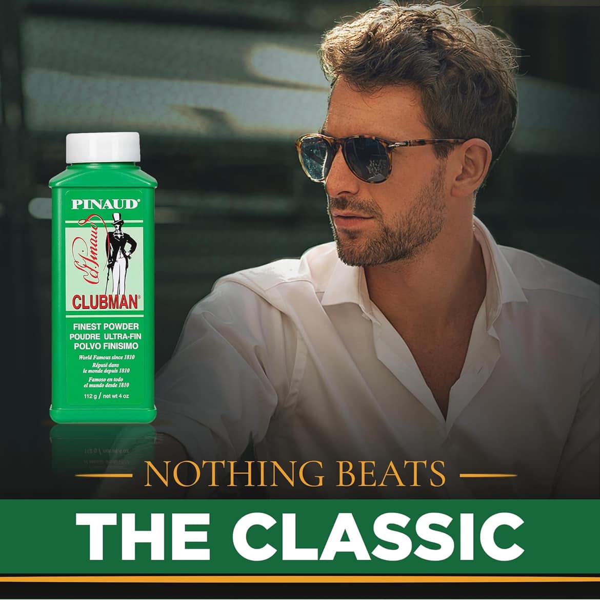 Talco para hombre