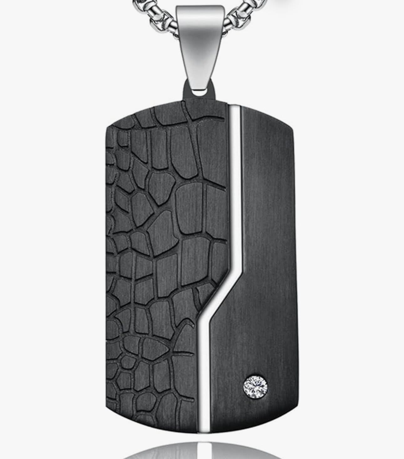 Cadena con placa