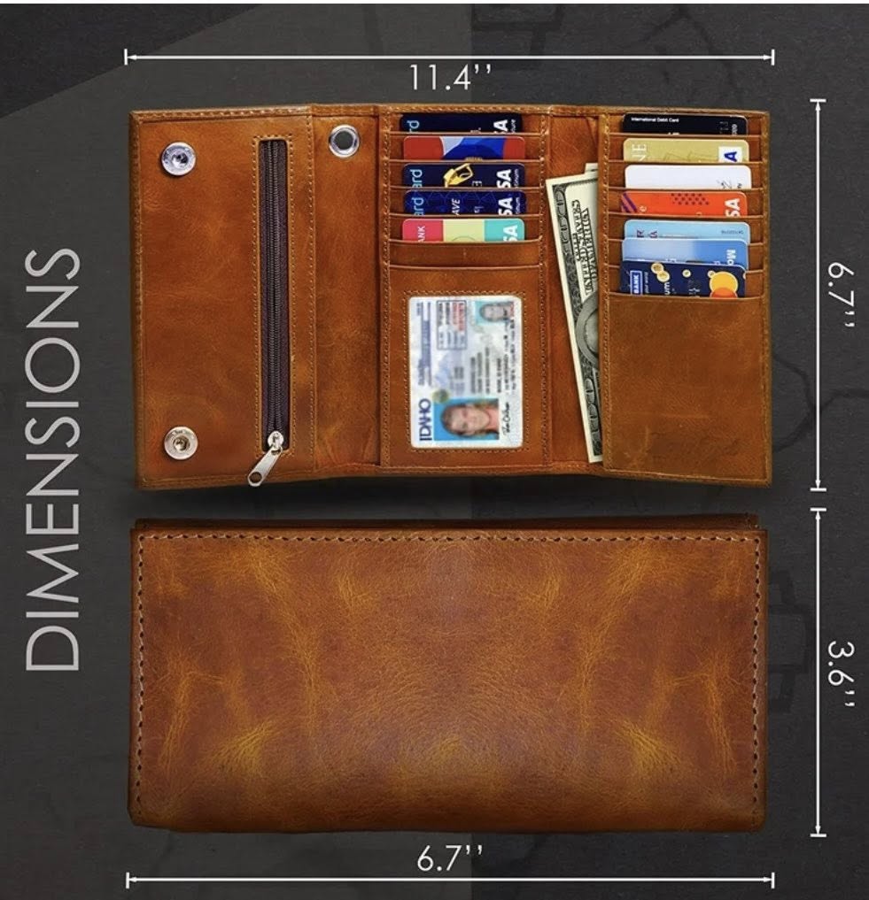 Cartera de cuero