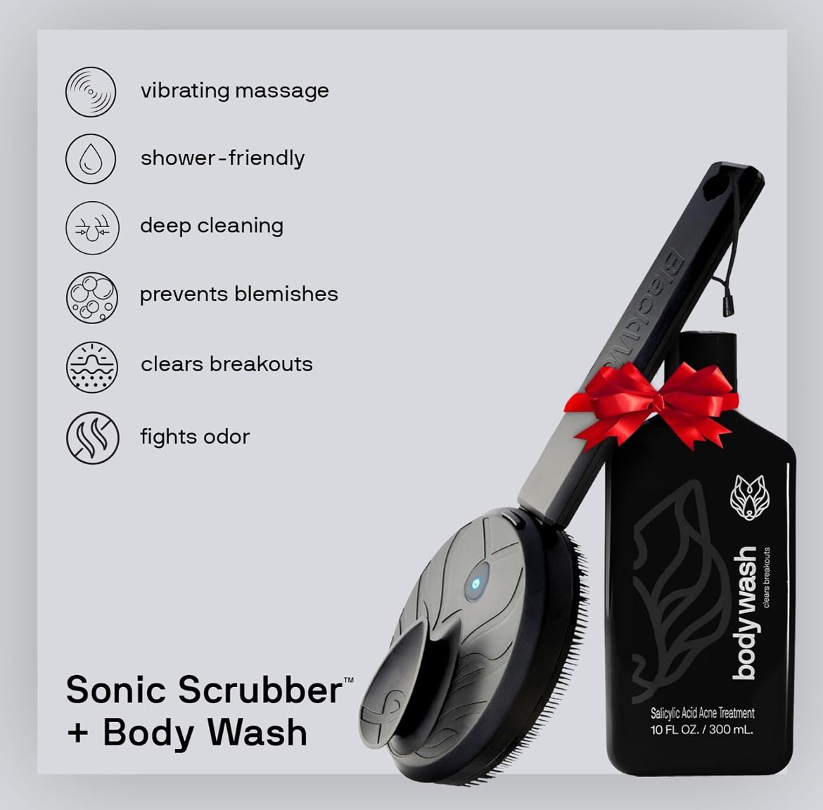 Exfoliante sónico para hombres