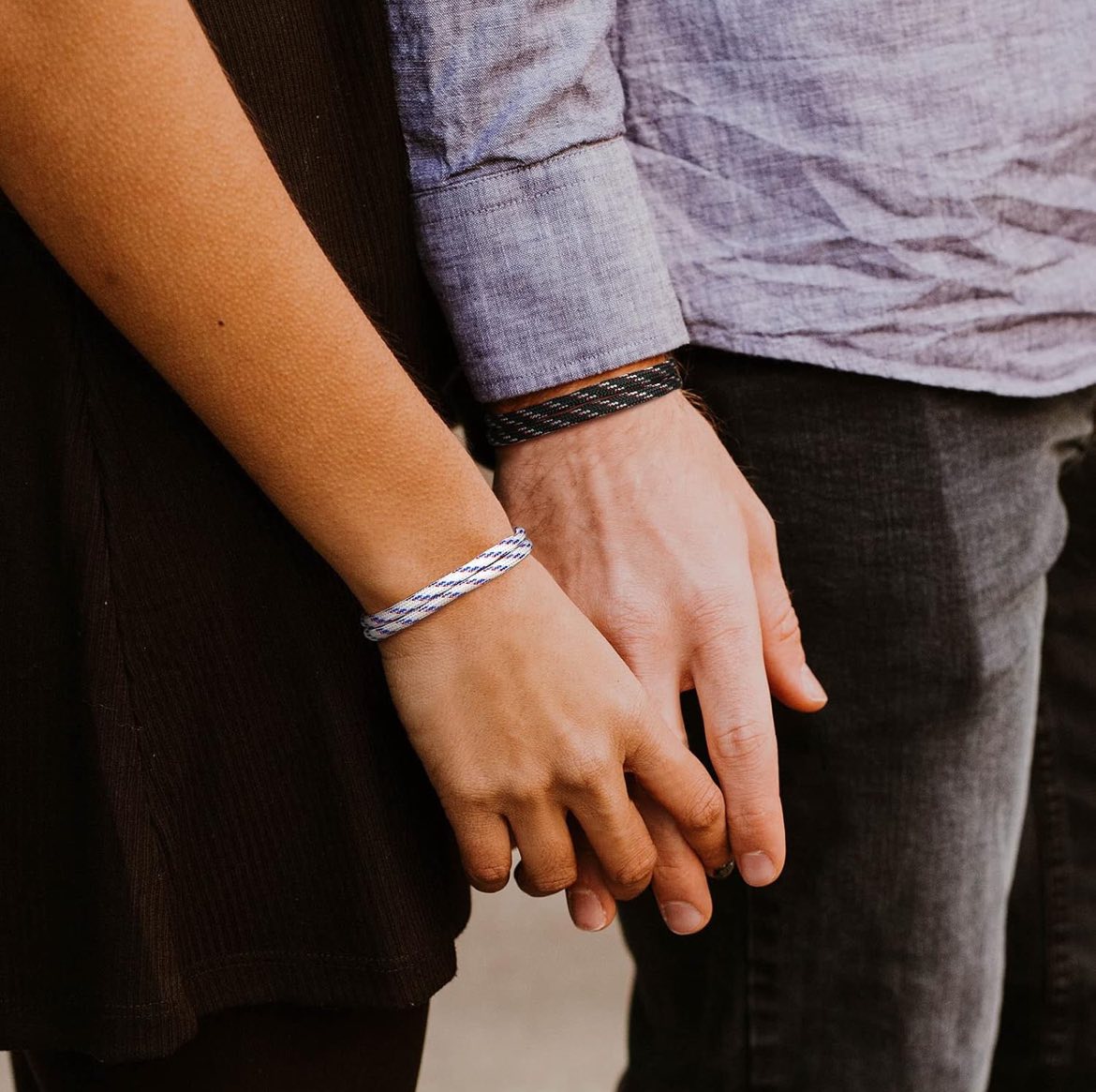 Pulseras de cuerda trenzada