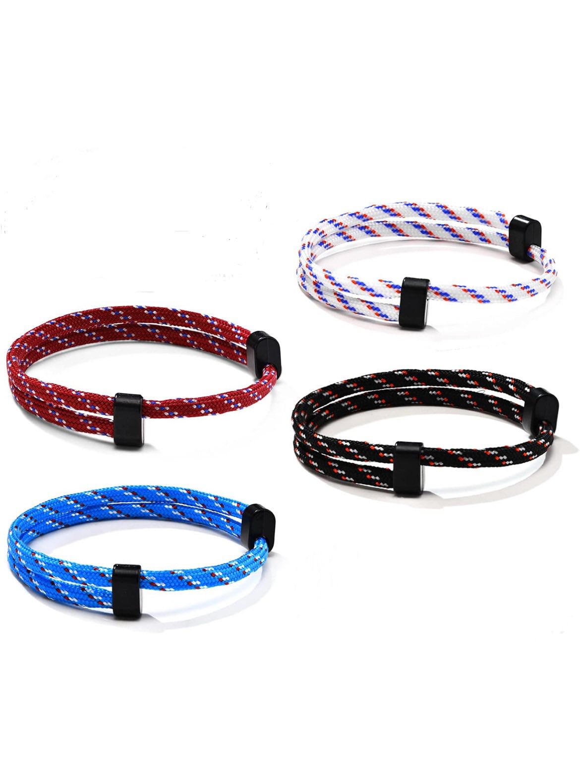 Pulseras de cuerda trenzada